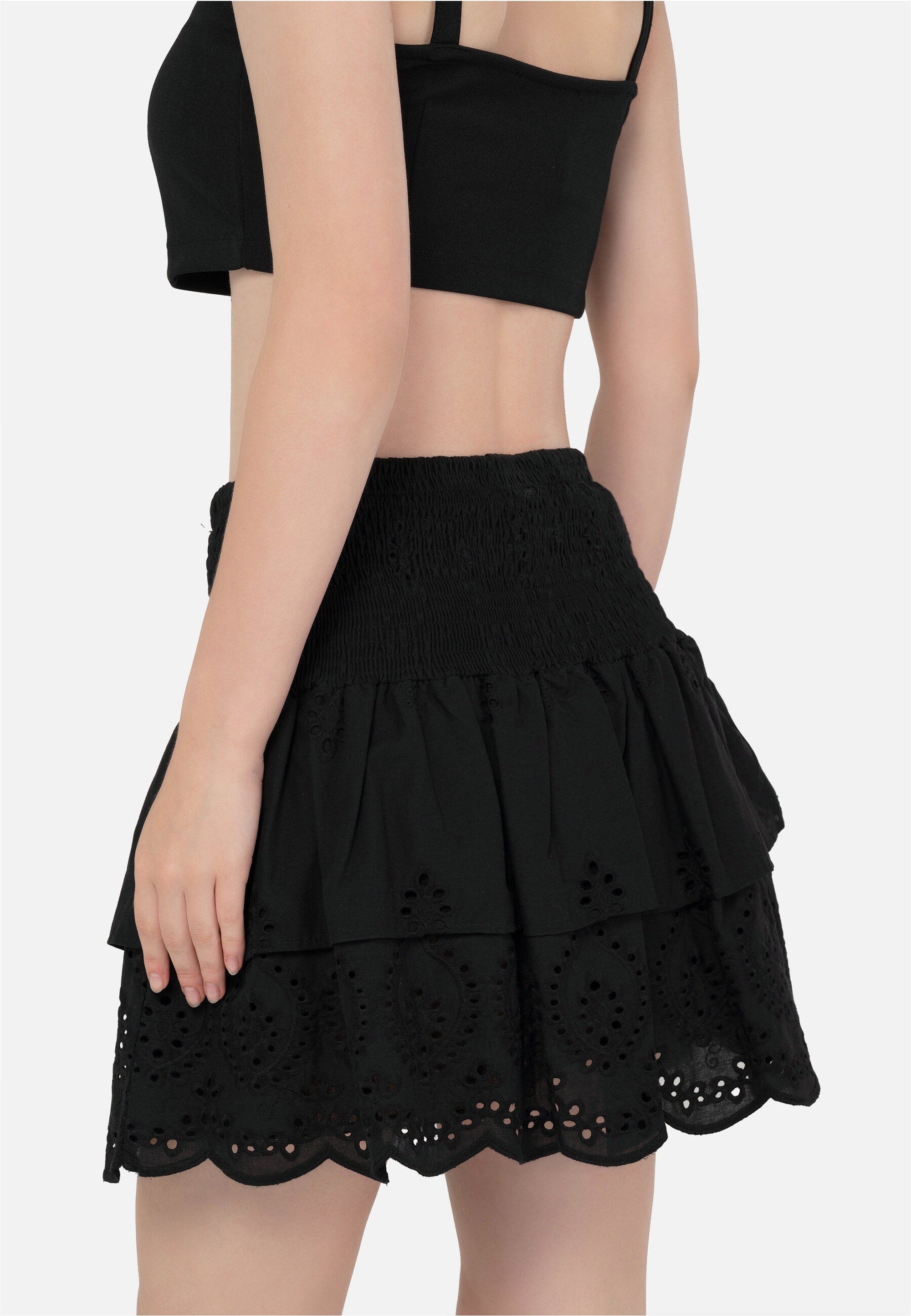 Thumbnail - freshlions Sommerrock "Samantha" 1 Stk. tlg. im Stufen-Design