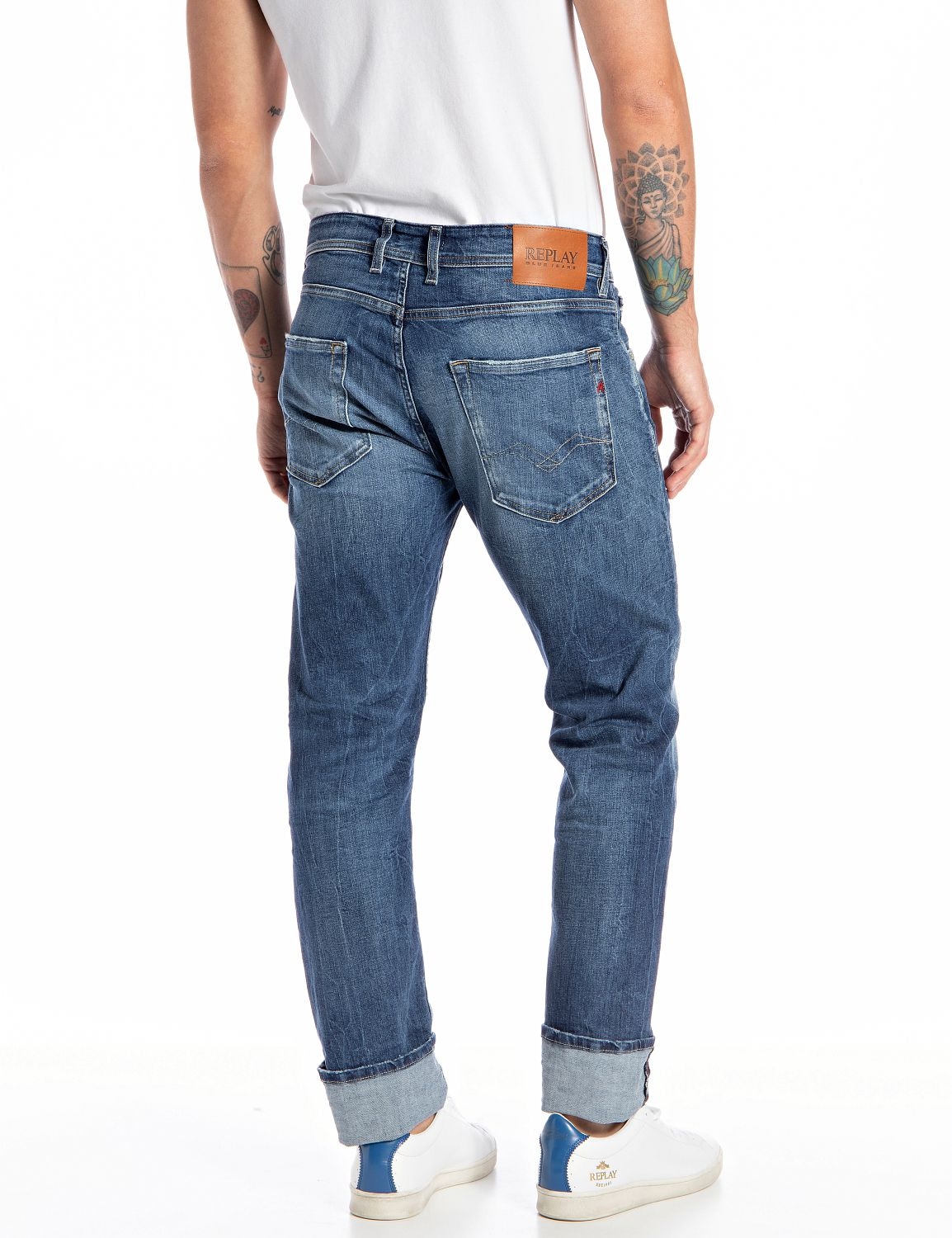 Replay Straight-Jeans »GROVER«, in vielen verschiedenen Waschungen, mit Stretch