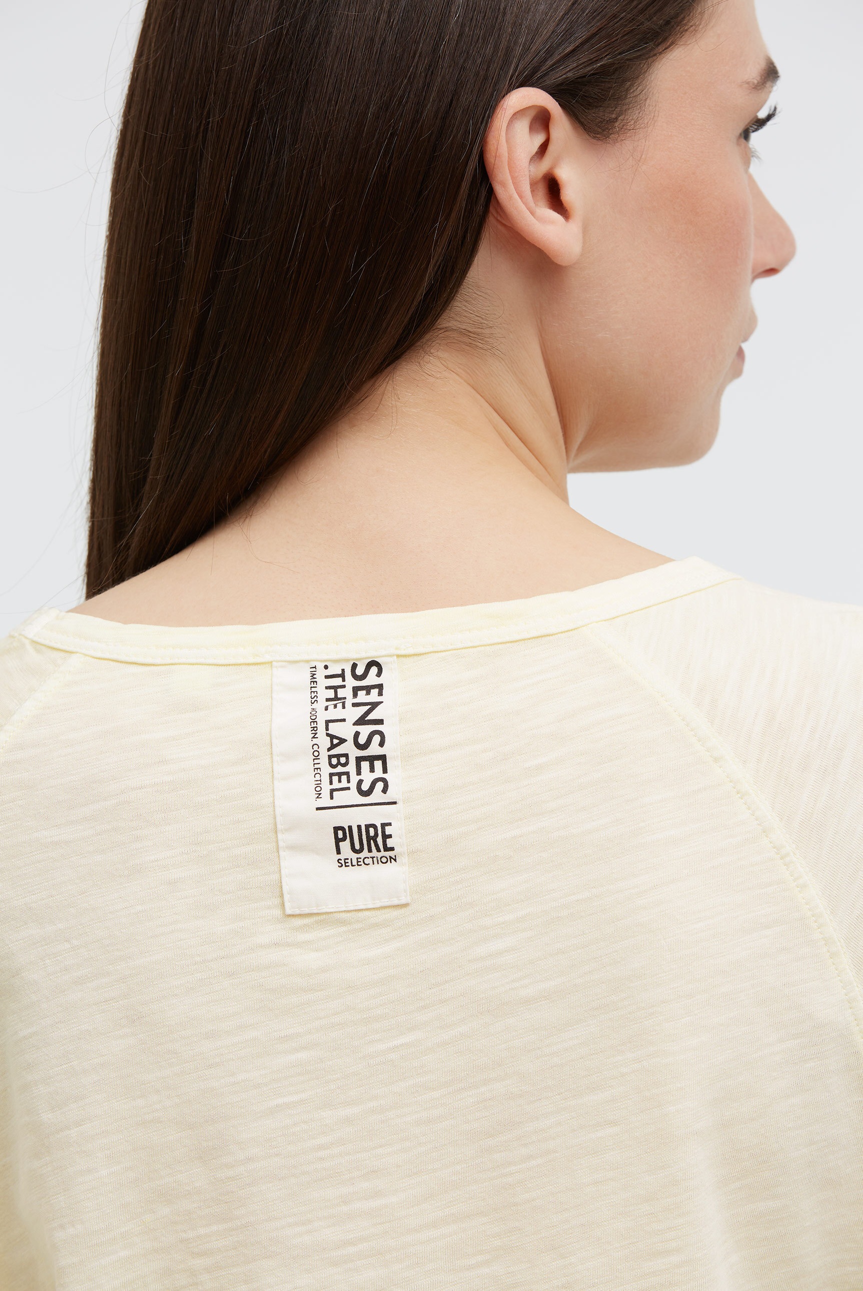 SENSES.THE LABEL Rundhalsshirt aus Baumwolle