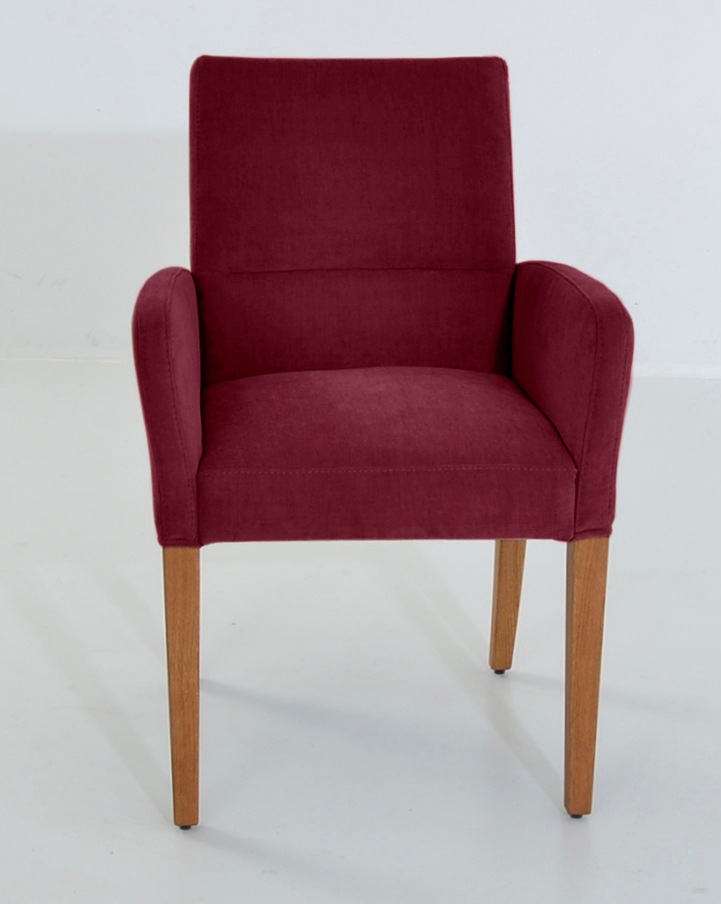 K+W Komfort & Wohnen Armlehnstuhl "GOBY" () 4-Fuß-Armlehnenstuhl mit Füßen günstig online kaufen