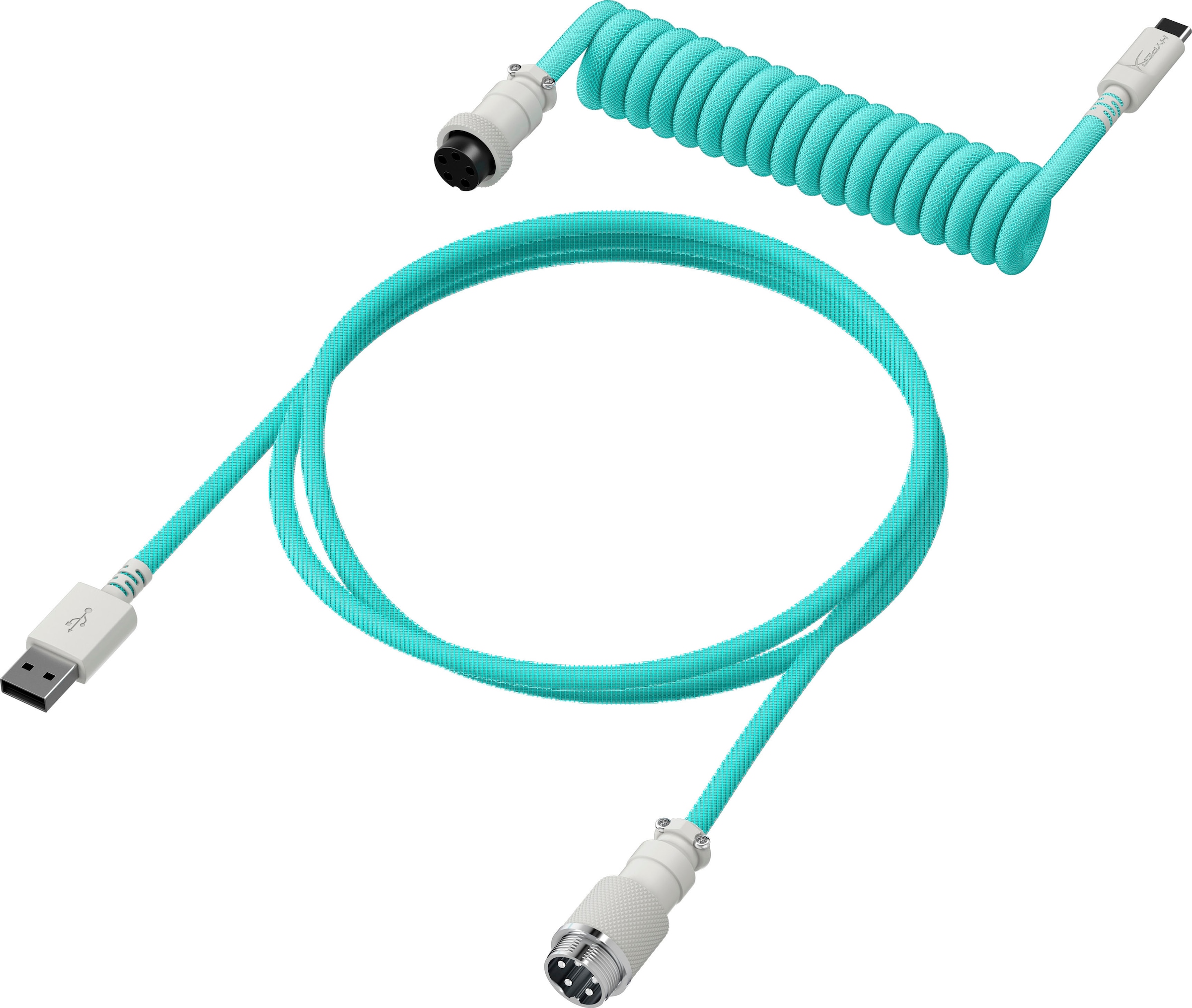 Spiral-Verbindungskabel »USBC Coiled Cable«, USB Typ A-USB-C, 120 cm