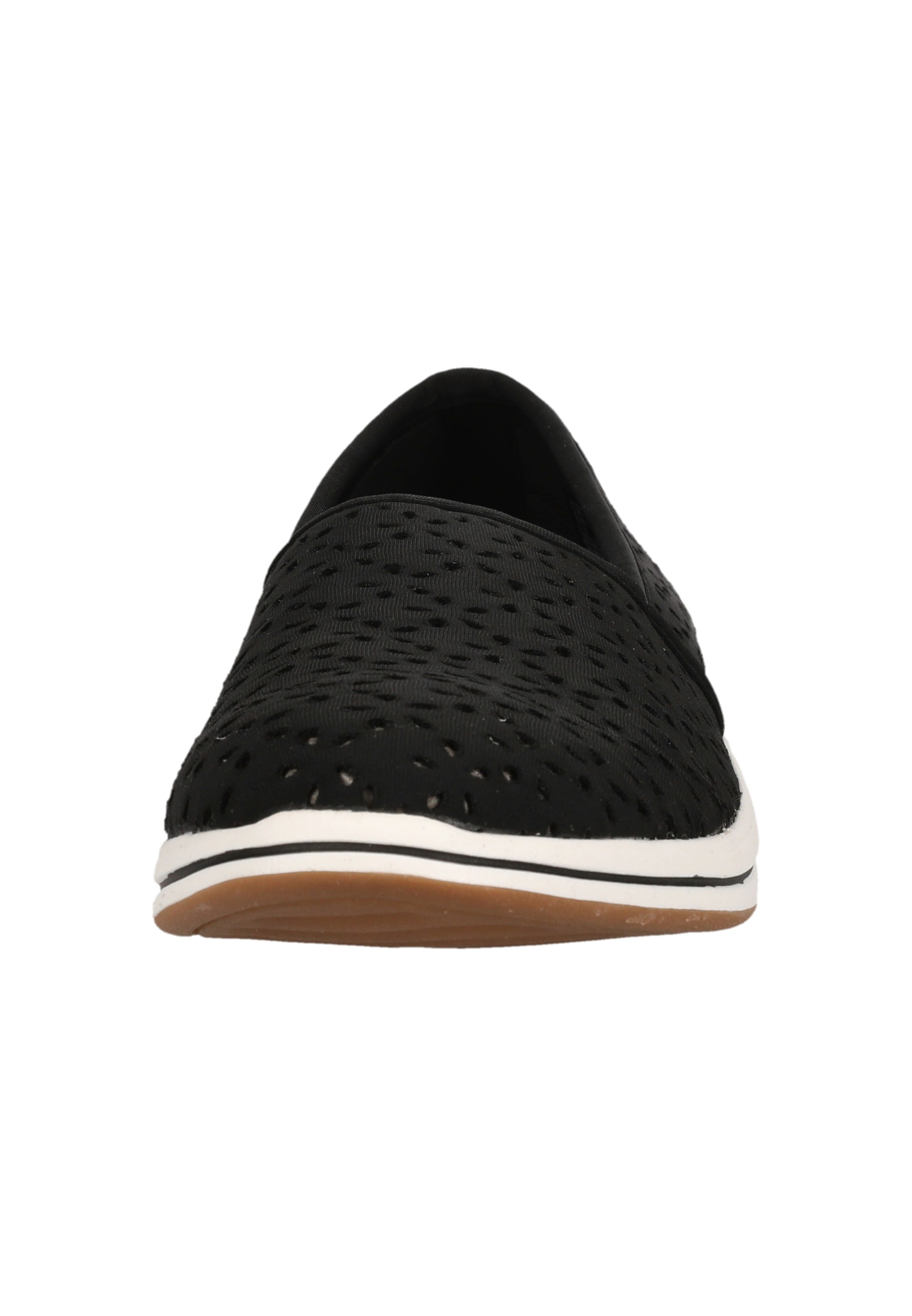 Clarks Slipper »Brinkley«, im luftigen, perforierten Design