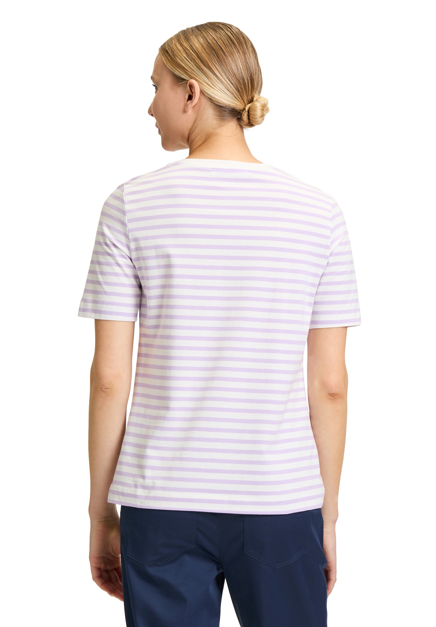 Betty&Co Kurzarmshirt »Betty & Co Basic Shirt mit Ringel«, (1 tlg.), Ringel