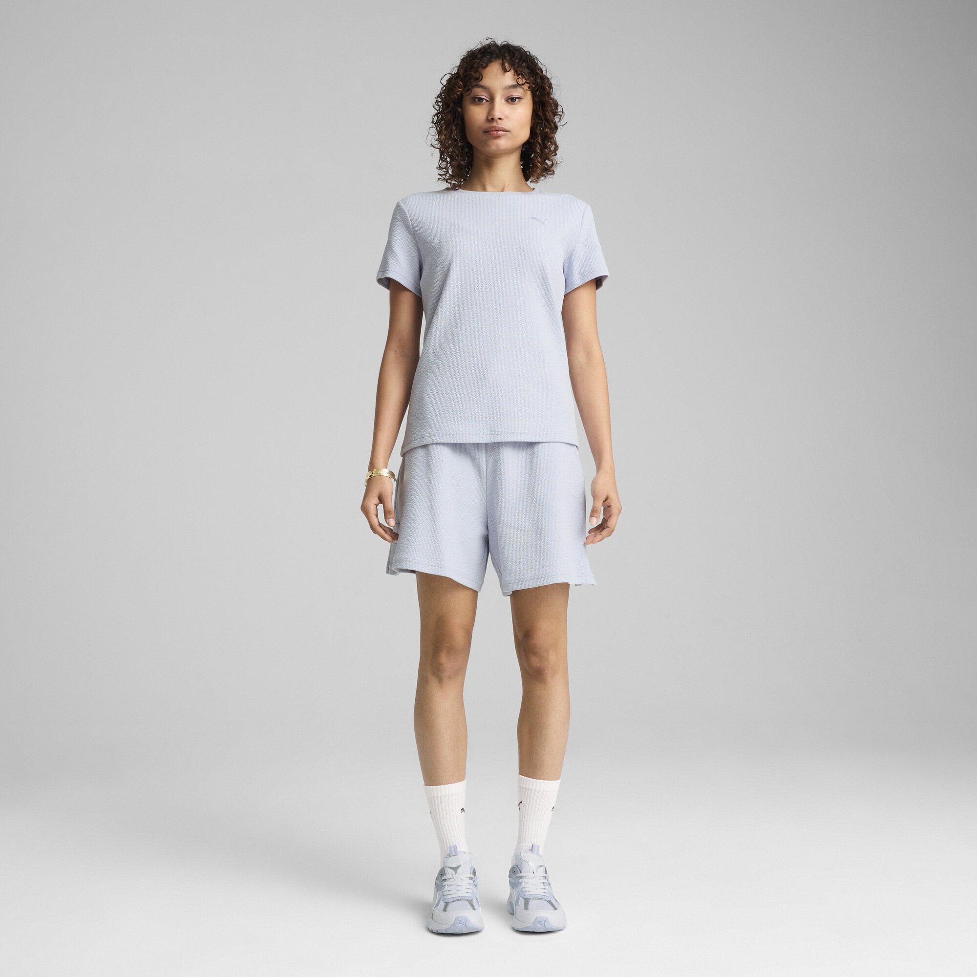 PUMA Sporthose »HER 5" Shorts mit hohem Bund Damen«
