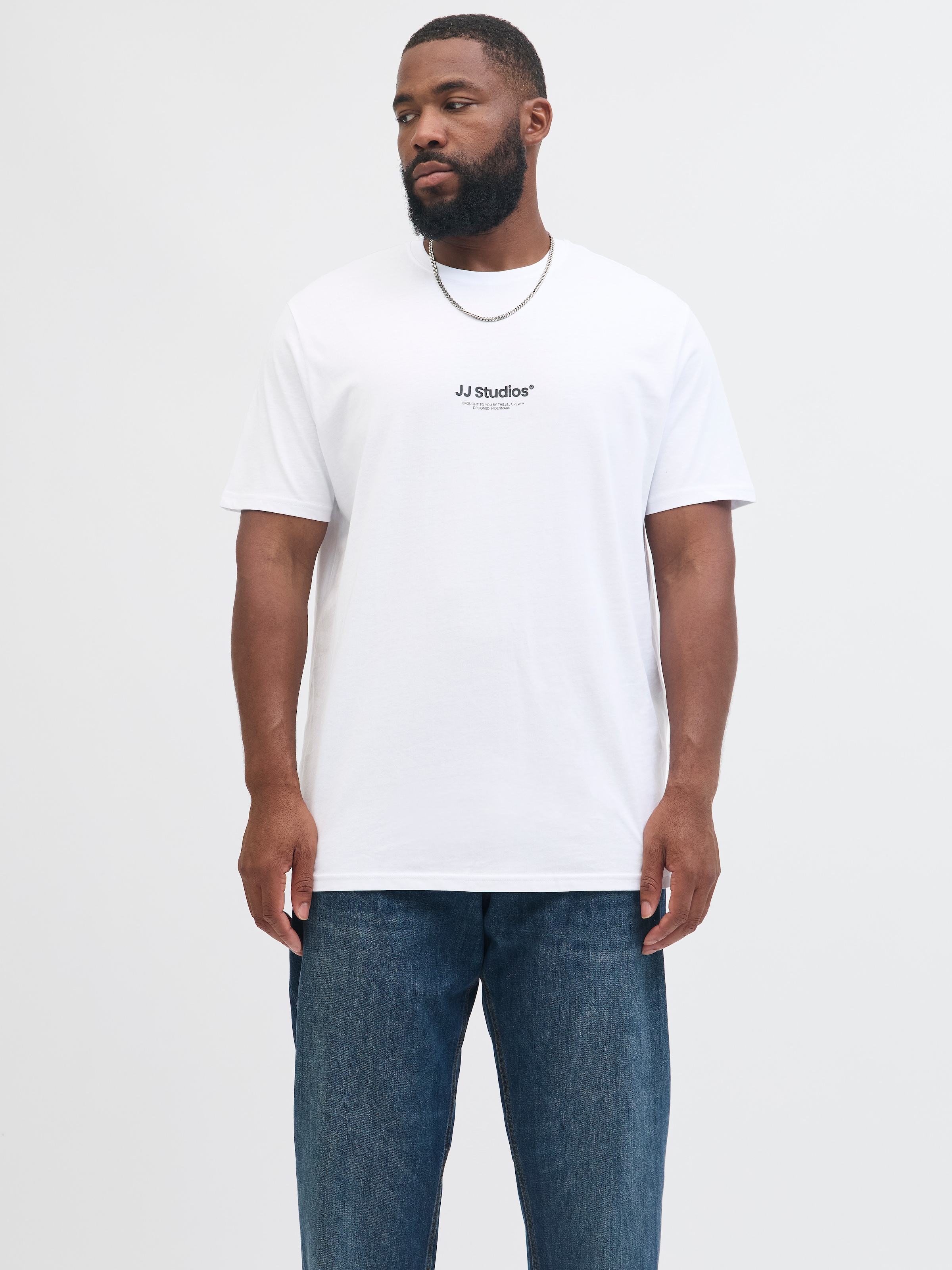 Jack & Jones PlusSize T-Shirt "JJESOHO TEE SS CREW NECK NOOS PLS", mit Logo günstig online kaufen