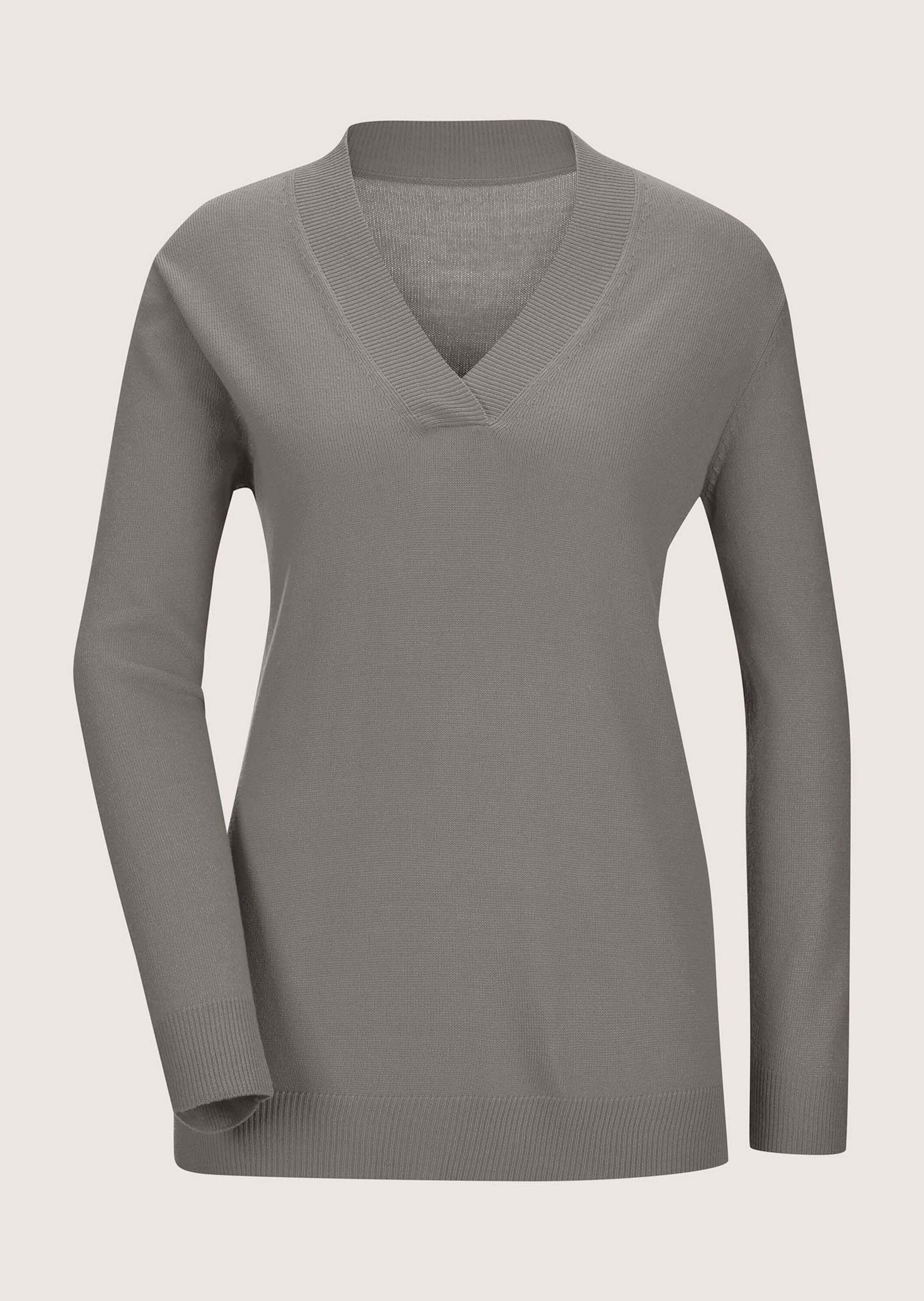 MADELEINE "Pullover Feinstrickpullover mit V-Ausschnitt"