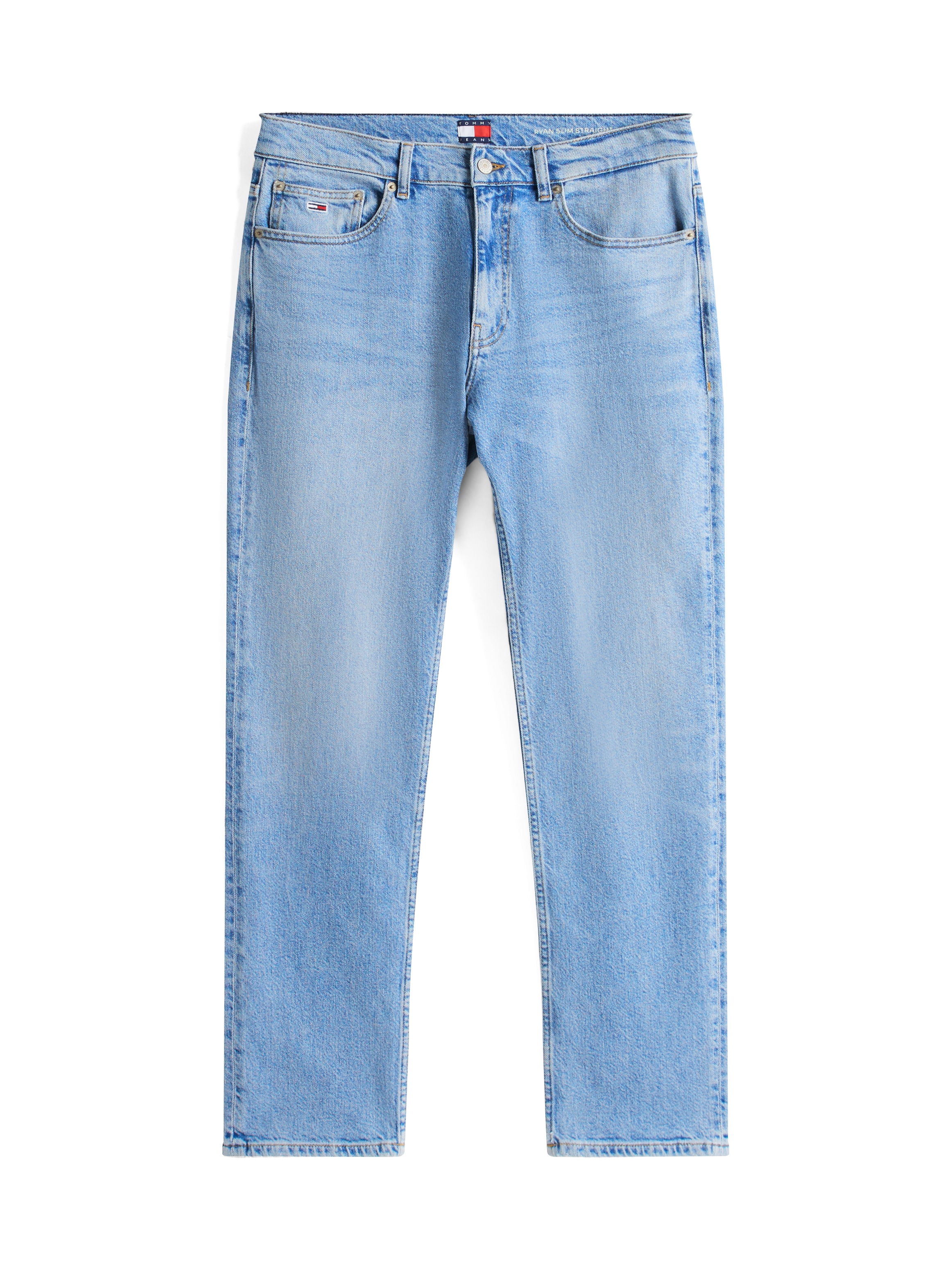 Tommy Jeans Regular-fit-Jeans »RYAN RGLR STRGHT«, mit Logoprägung