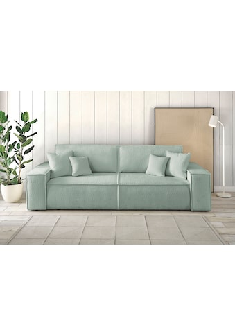 3-Sitzer »FINNLEY Schlafsofa 257 cm (200/136cm) mit Bettkasten«