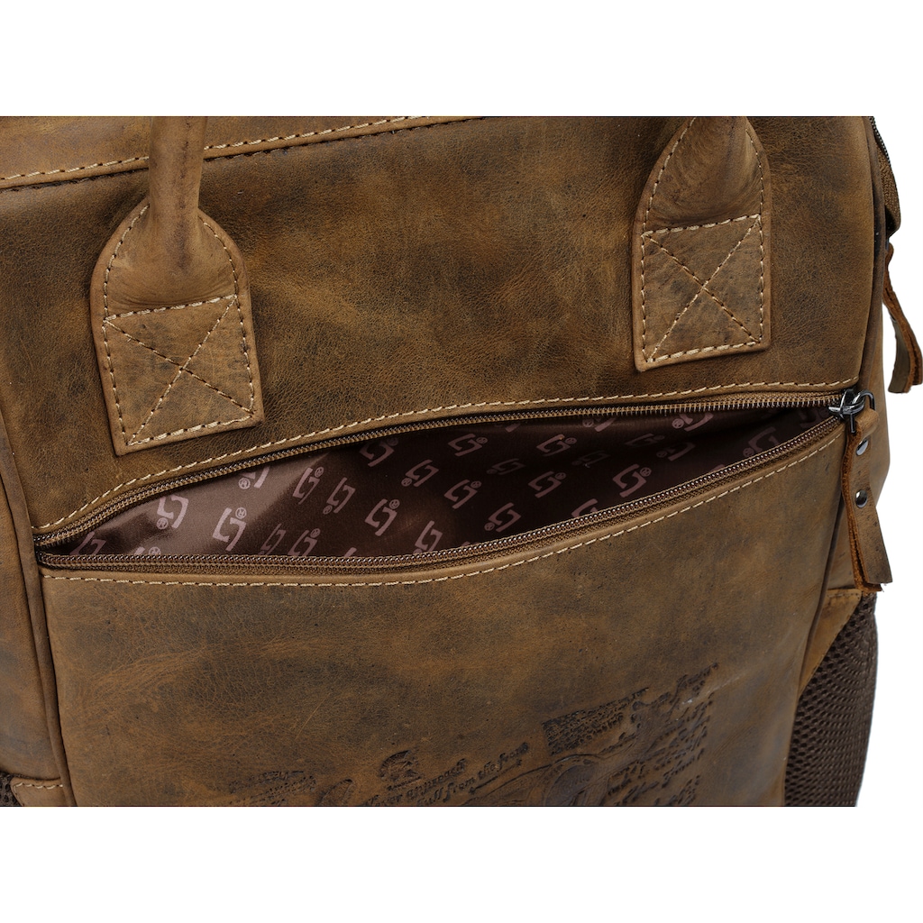 Landleder Laptoprucksack »BULL & SNAKE«