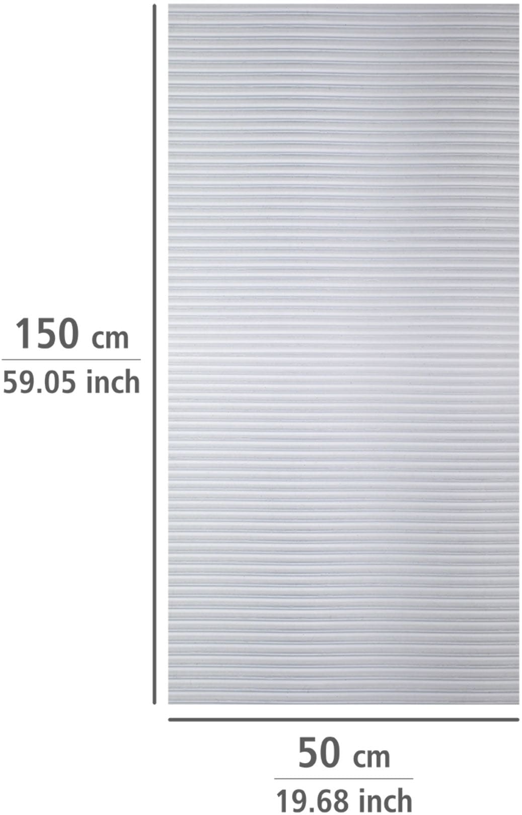 WENKO Schubladenmatte »Modell transparent« Set, 3 Stk. tlg.