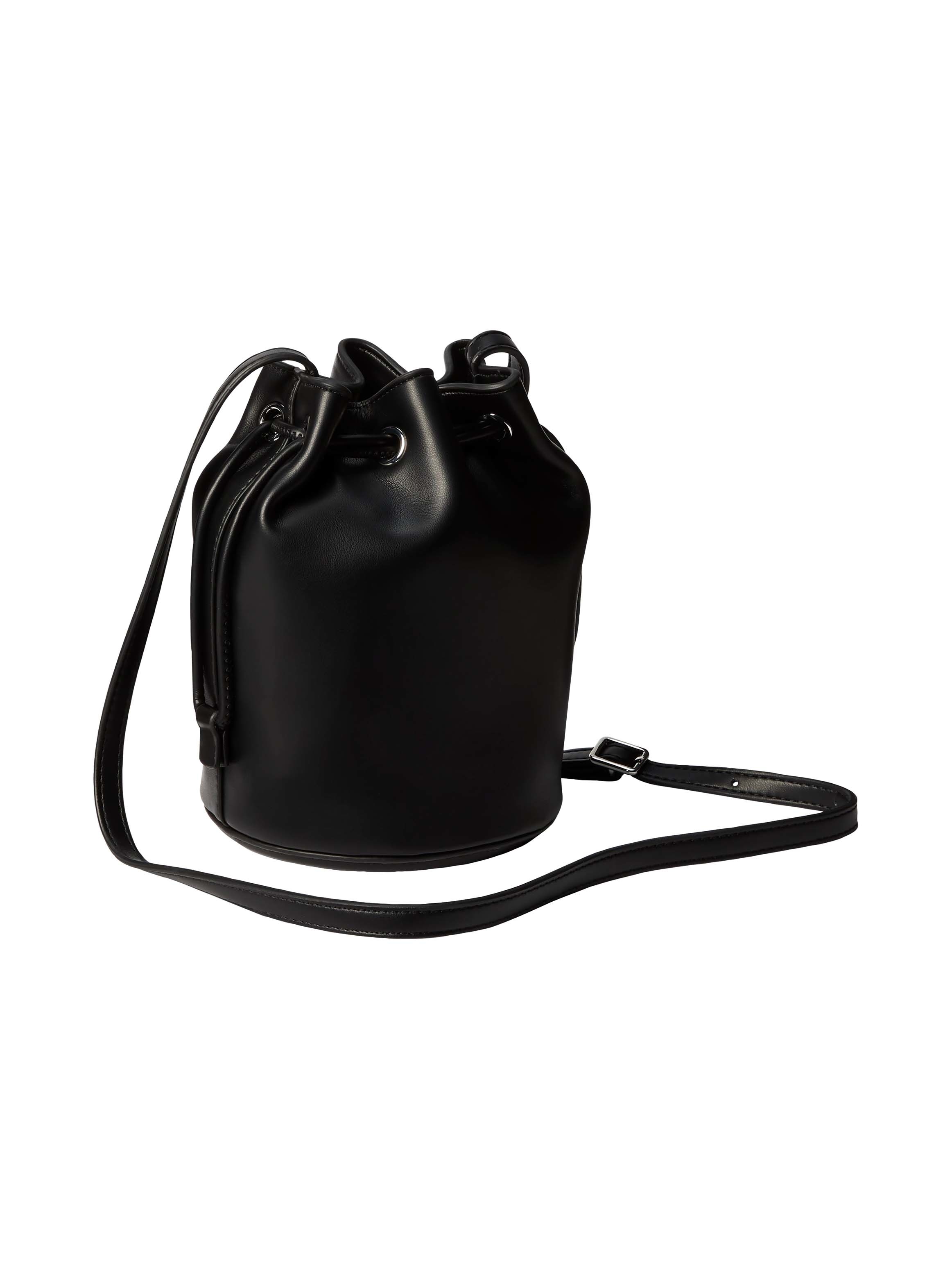 Calvin Klein Beuteltasche "BOLD CK SMALL BUCKET BAG" Damen Umhängetasche, Schultertasche mit CK-Logo