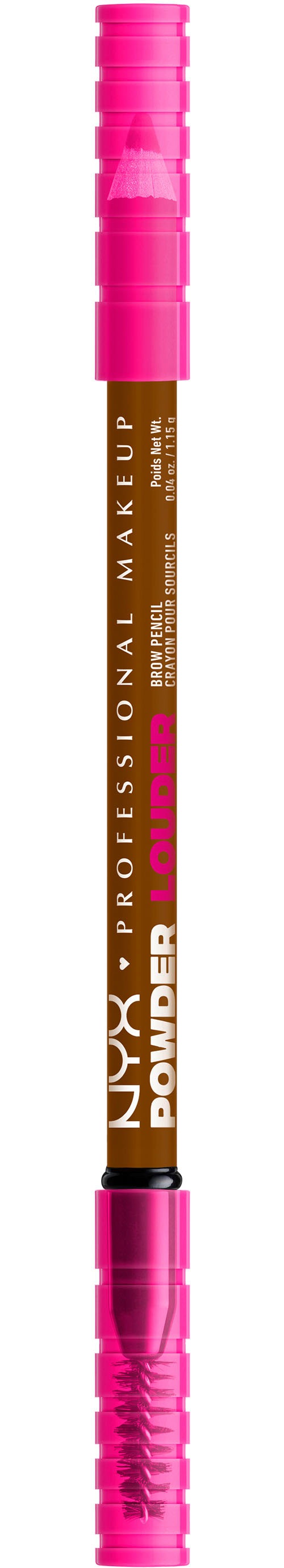NYX Augenbrauenpflege »Makeup Powder Louder Brow Pencil«, mit Mikrofiber