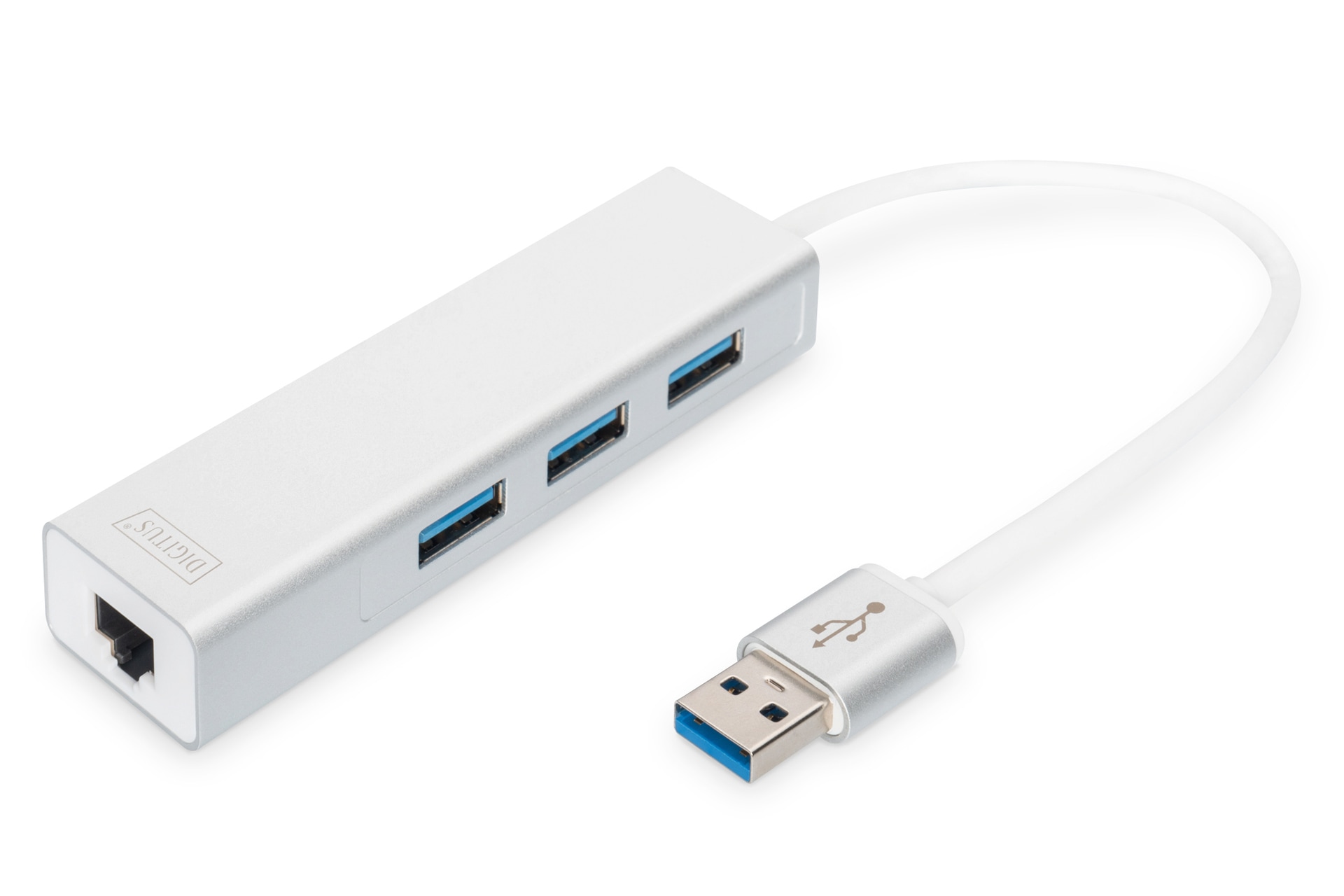 Laptop-Dockingstation »USB 3.0 3-Port Hub & Gigabit LAN-Adapter«