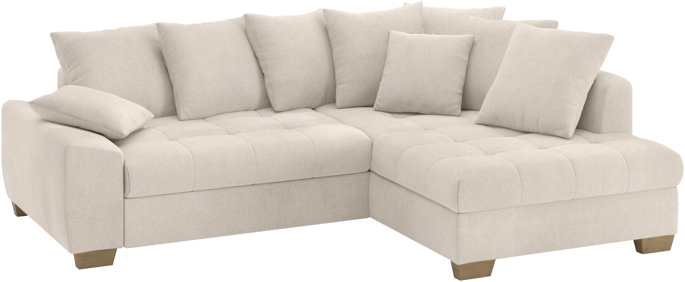Mr. Couch Ecksofa "Nikita II, L-Form", Wahlweise mit Bettfunktion, Bettkast günstig online kaufen