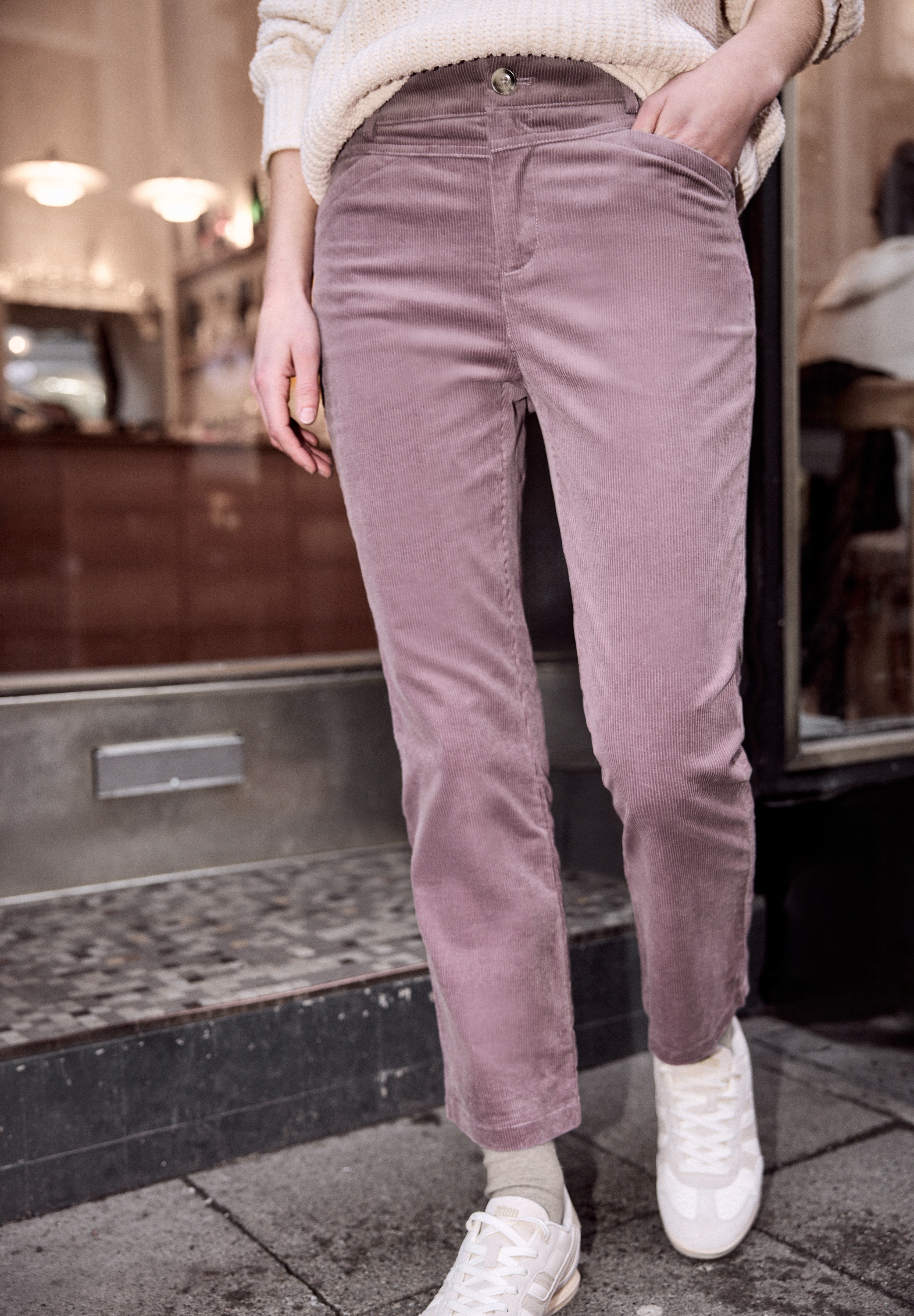 STREET ONE STUDIO Cordhose  in Cord-Optik