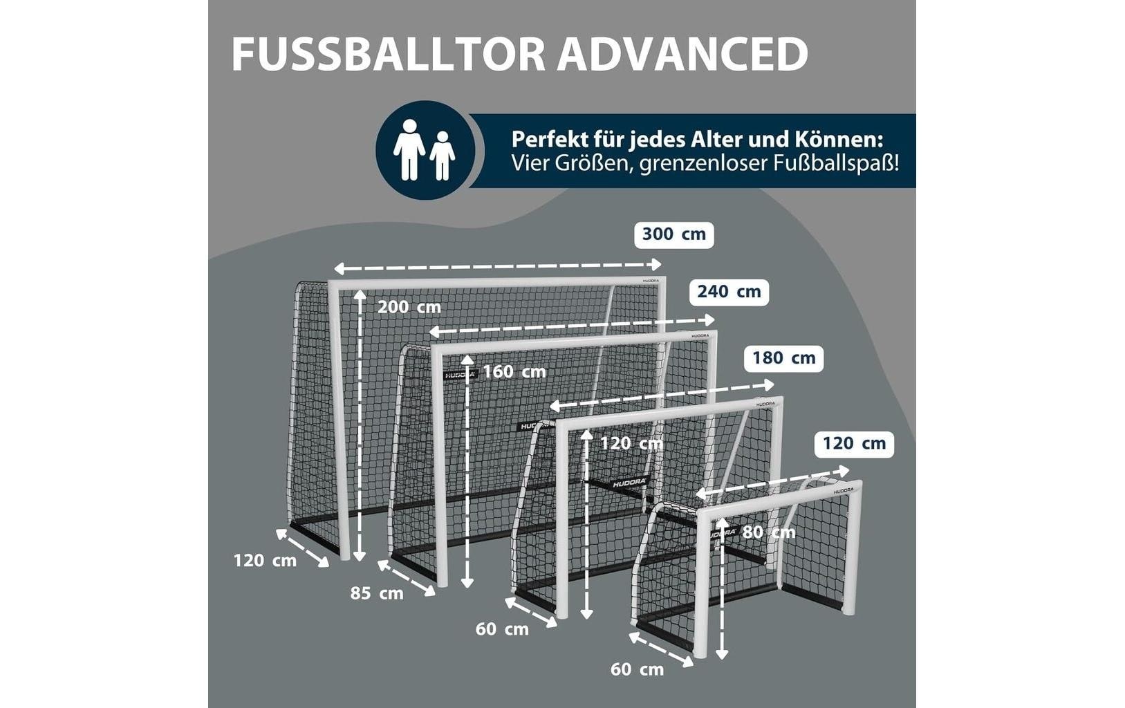 Hudora Fußballtor »Advanced 120 120 x 80 x 60 cm«