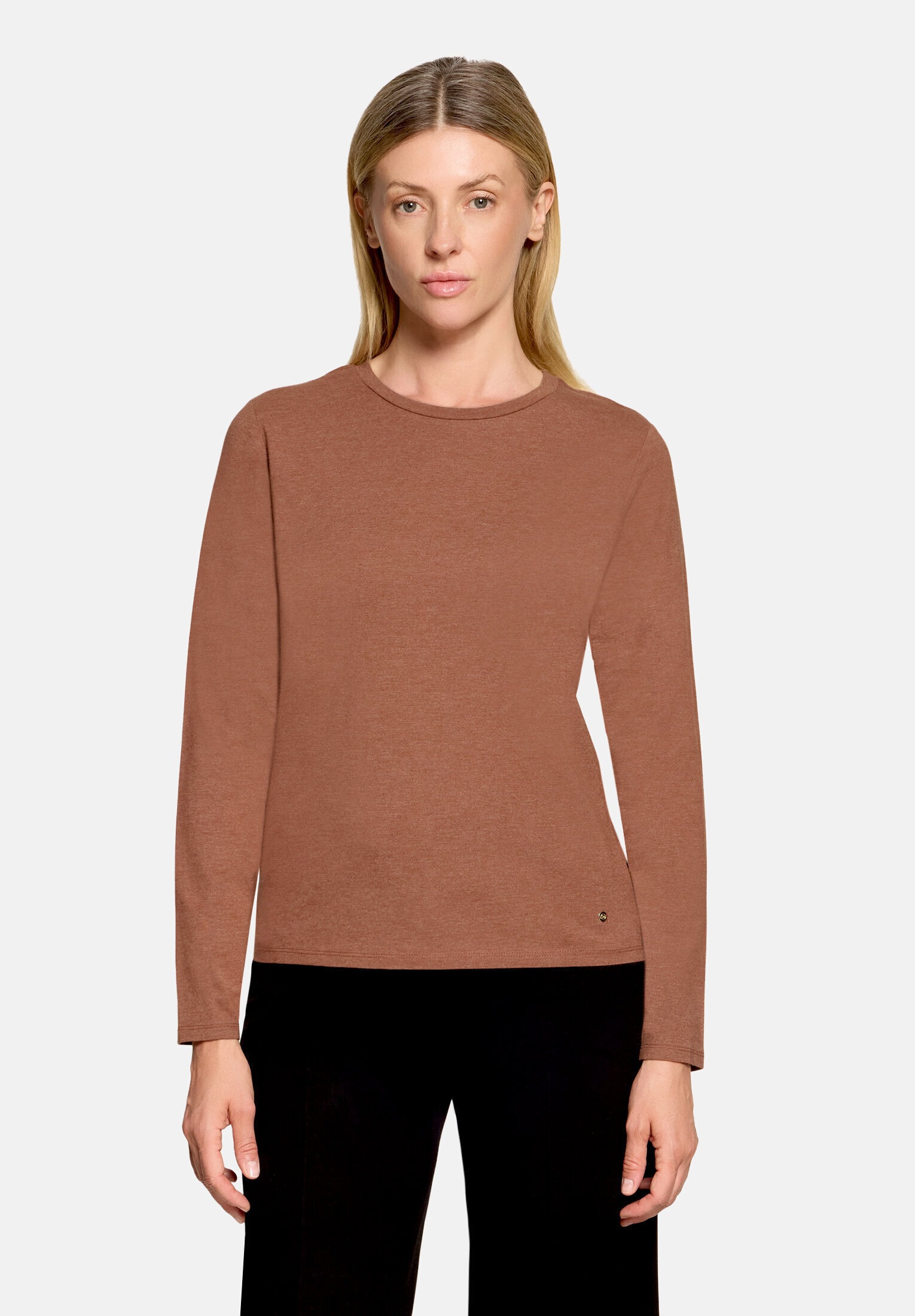 Betty&Co Kurzarmshirt »Damen mit Rundhalsausschnitt« 1