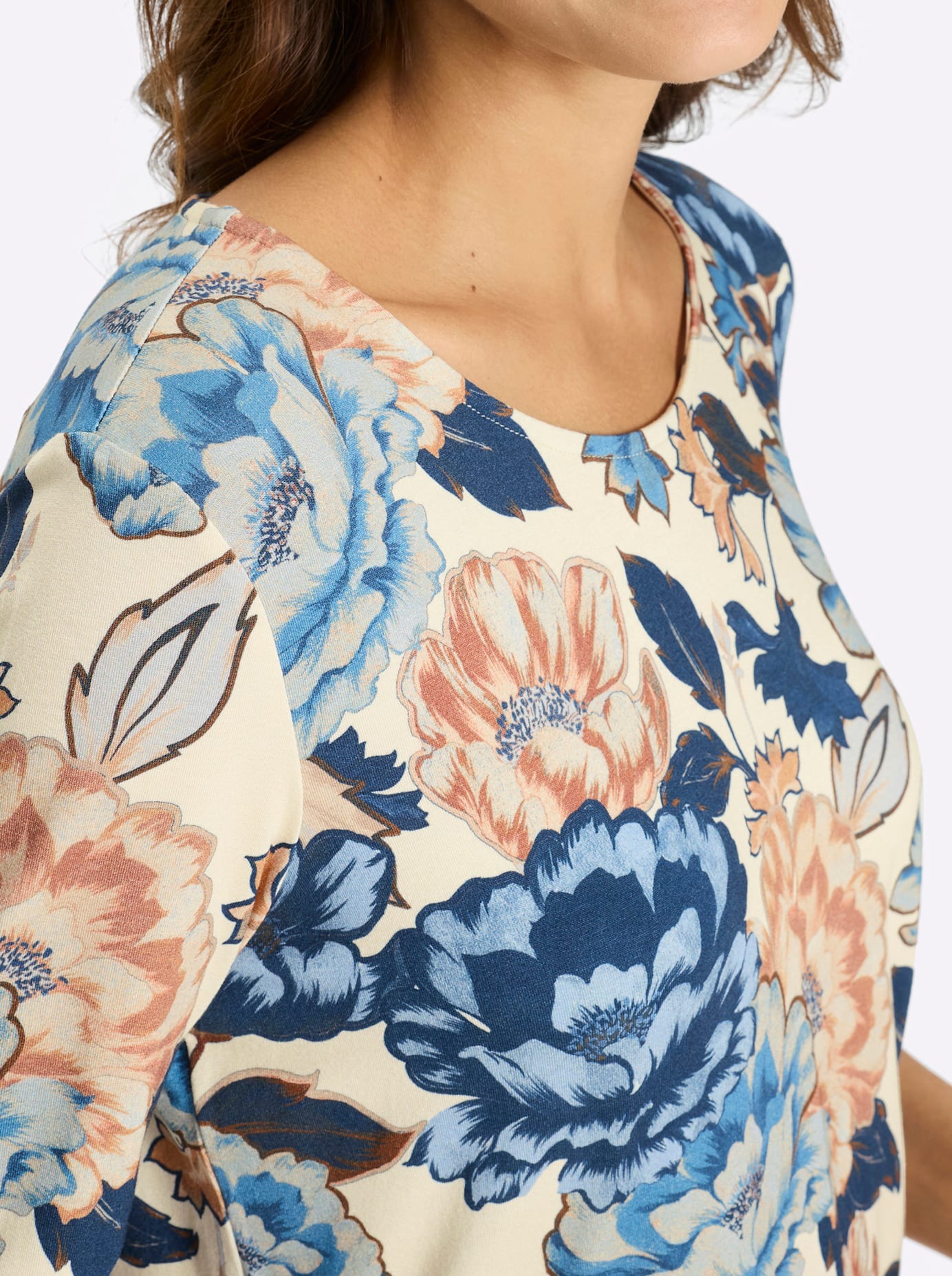 Lady 3/4-Arm-Shirt »Rundhals-Shirt« 1 tlg.