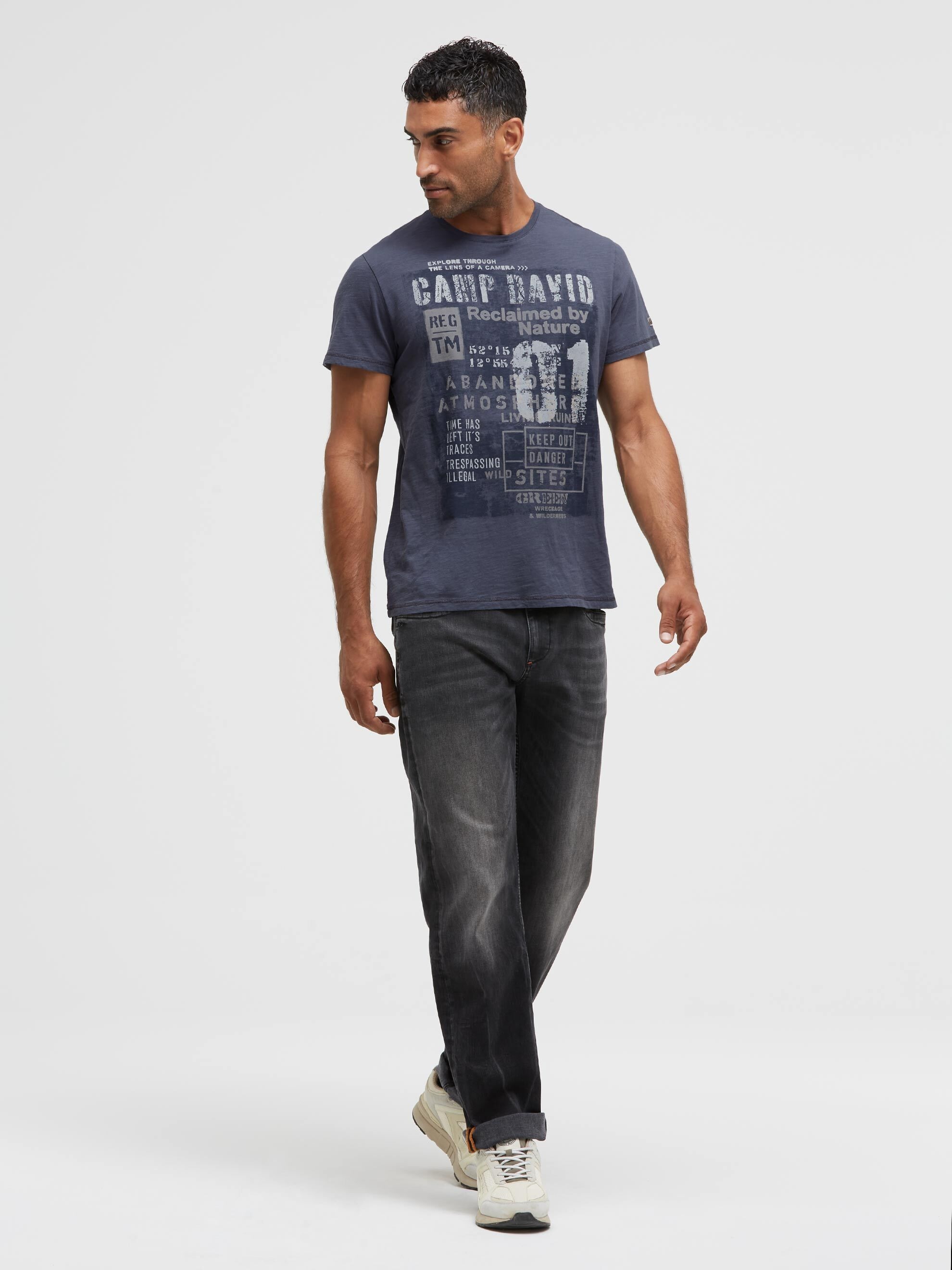 CAMP DAVID Rundhalsshirt aus Baumwolle