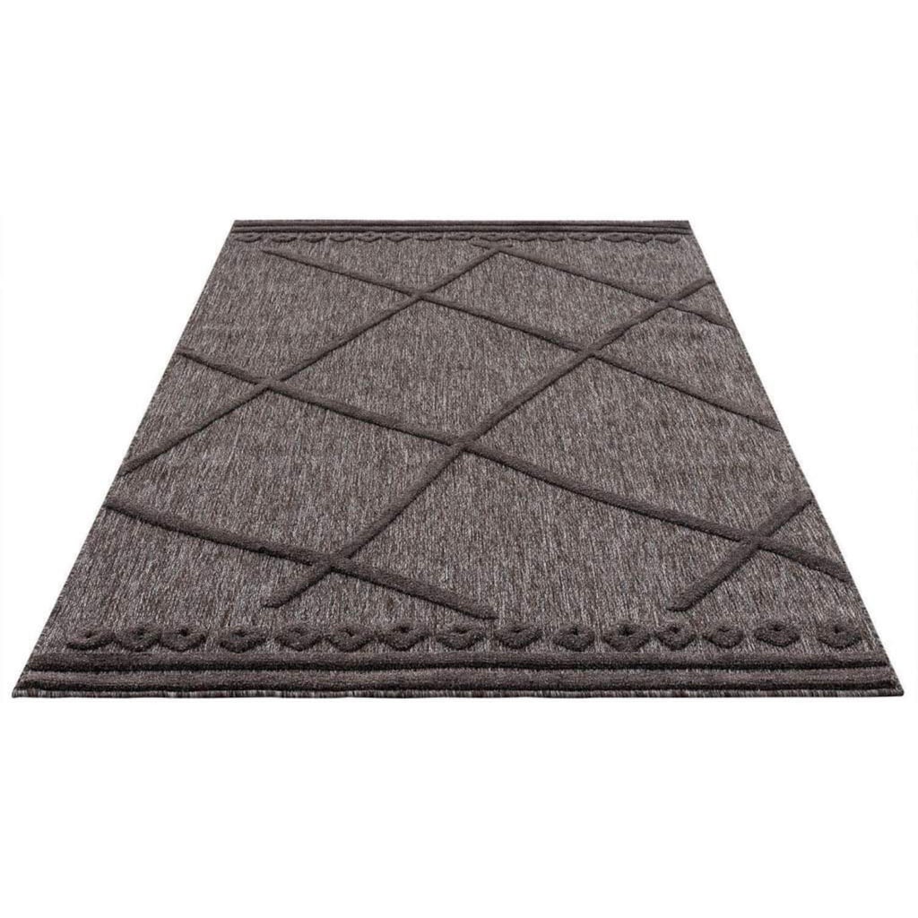 Carpet City Teppich »In-& Outdoorteppich Santorini 58578, 3D-Effekt, Raute-Optik«, rechteckig