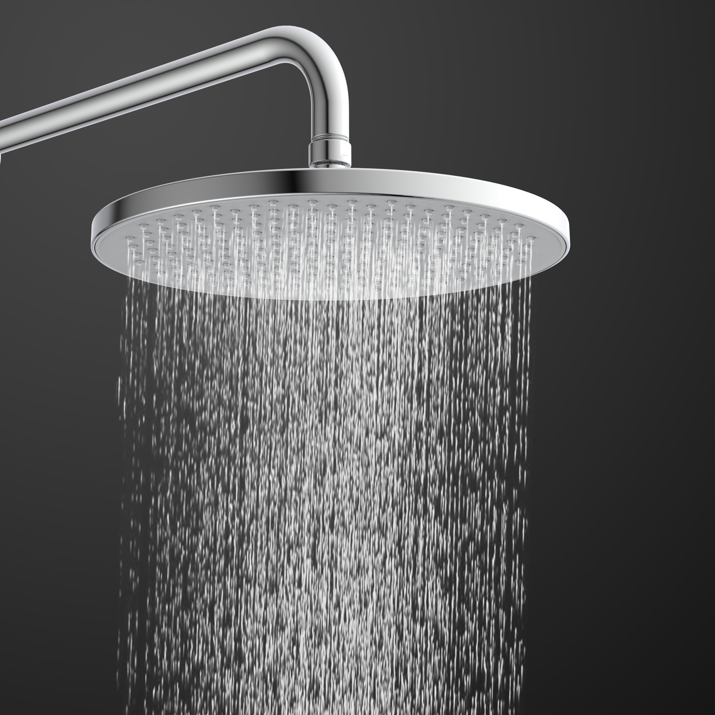 Schütte Brausegarnitur »KARIBIK«, Brause-Komplettset, schwarz matt, für die Dusche, Überkopfbrauseset