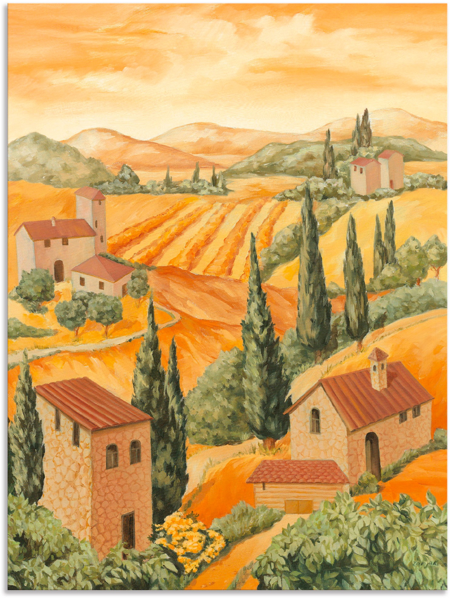 Artland Paveikslas »Italien Toscana« Europa (1...