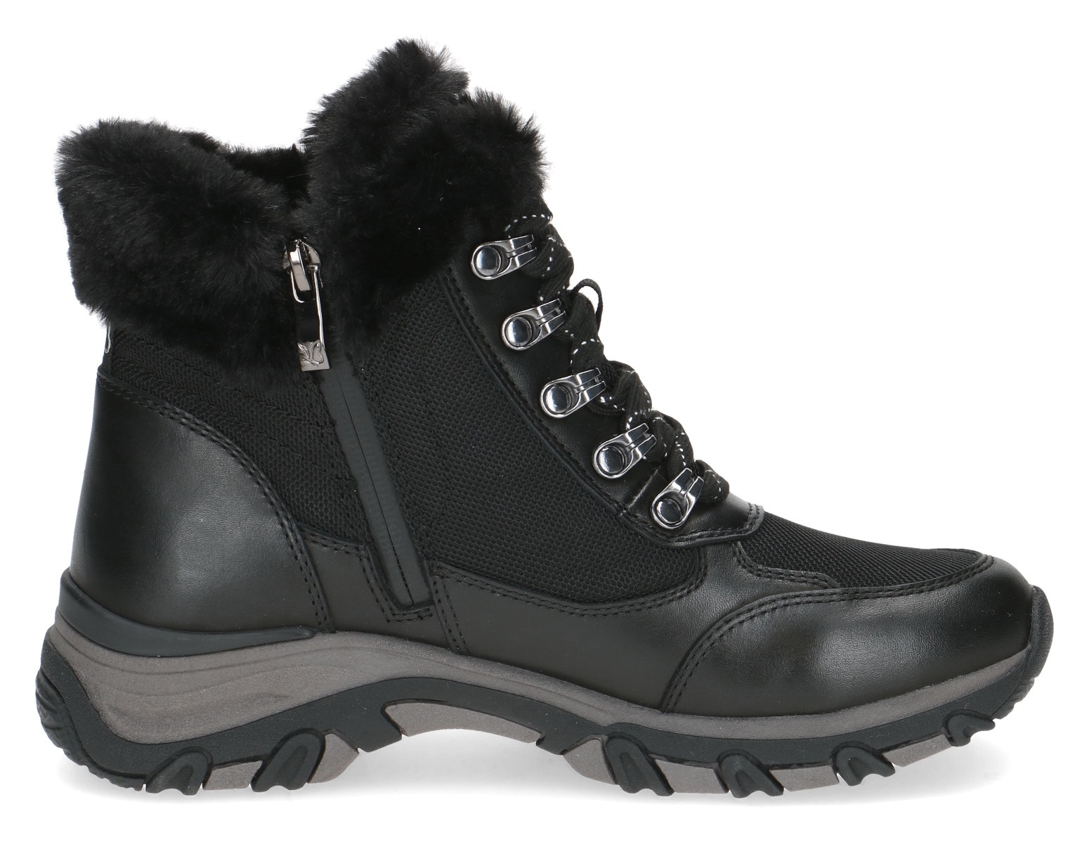 Caprice Winterboots, Keilabsatz, Schnürboots, Outdoorschuh in bequemer Weite