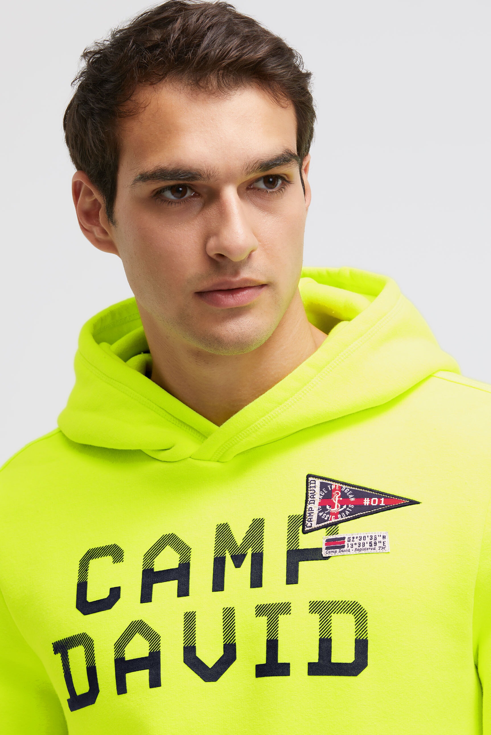 CAMP DAVID Kapuzensweatshirt , mit Rippbündchen
