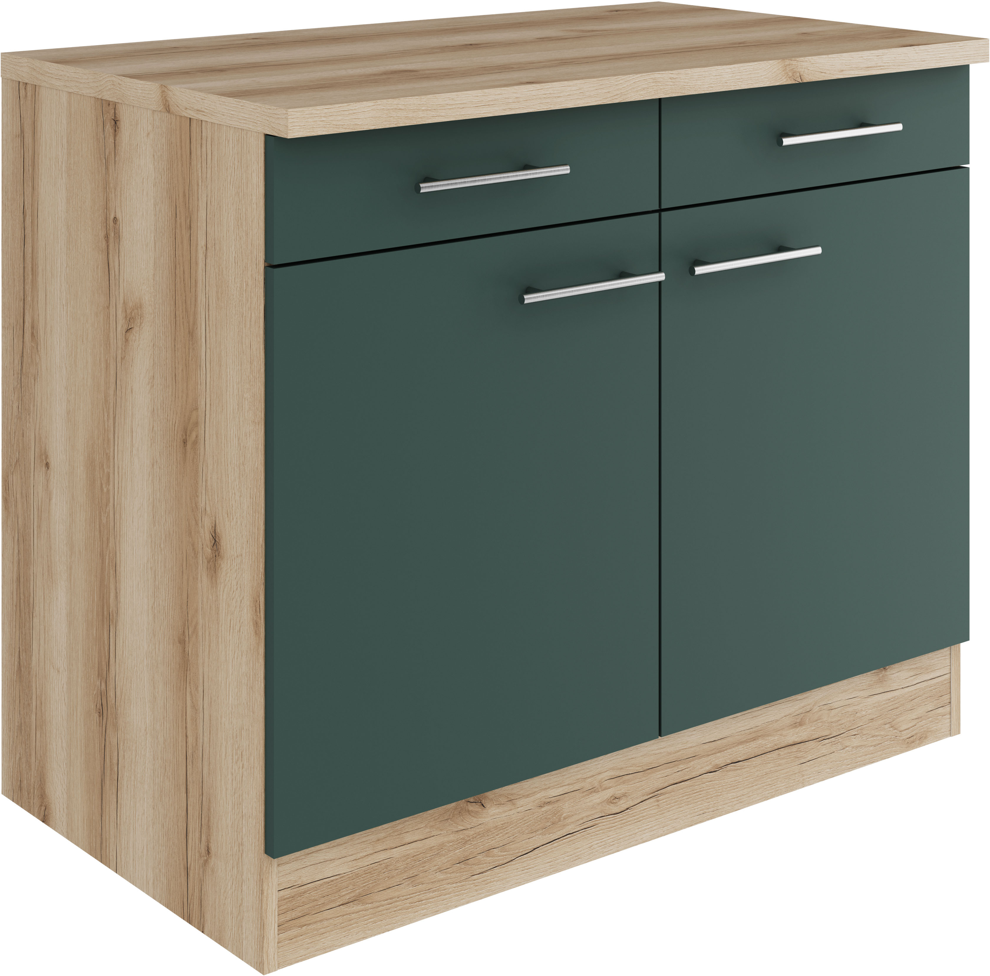 OPTIFIT Unterschrank "Bella" Breite 100 cm, mit 2 Türen und 2 Schubkästen