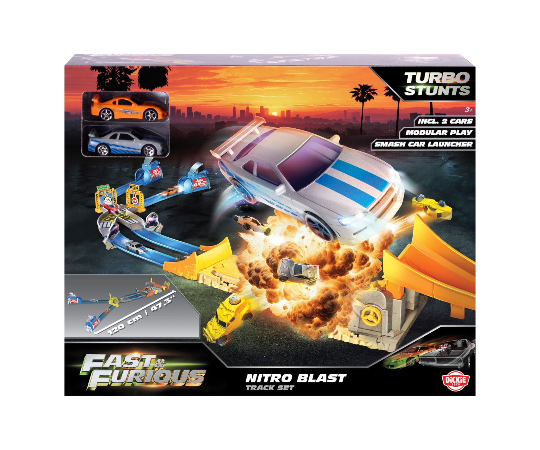 Dickie Toys Autorennbahn »Fast & Furious Nitro Blast«