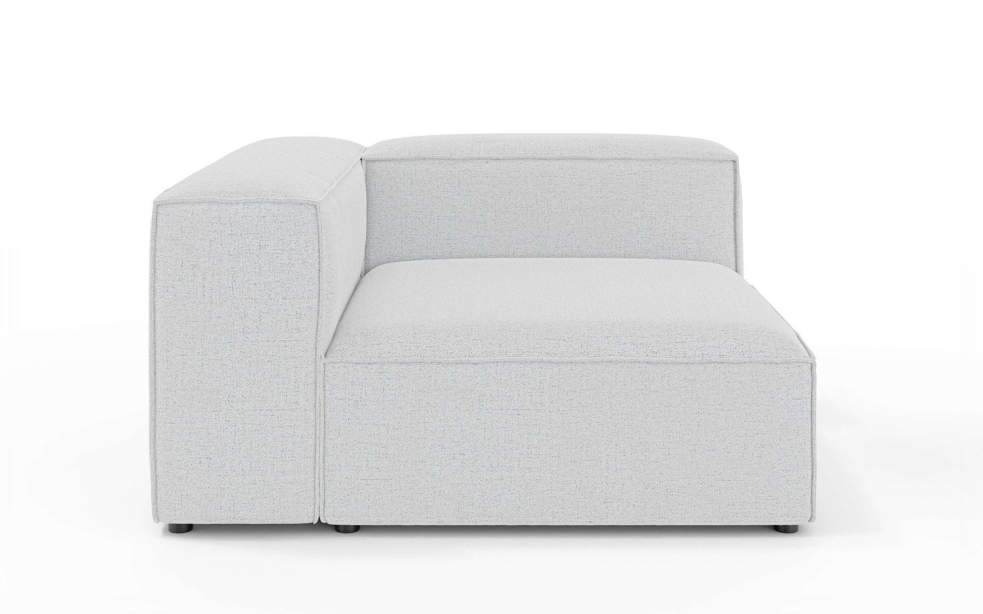 OTTO home Ottomane »HAILY links/rechts bestellbar, Loungemöbel, Maße B/T/H: 130/130/72 cm« als Modul oder separat verwendbar, für individuelle Zusammenstellung