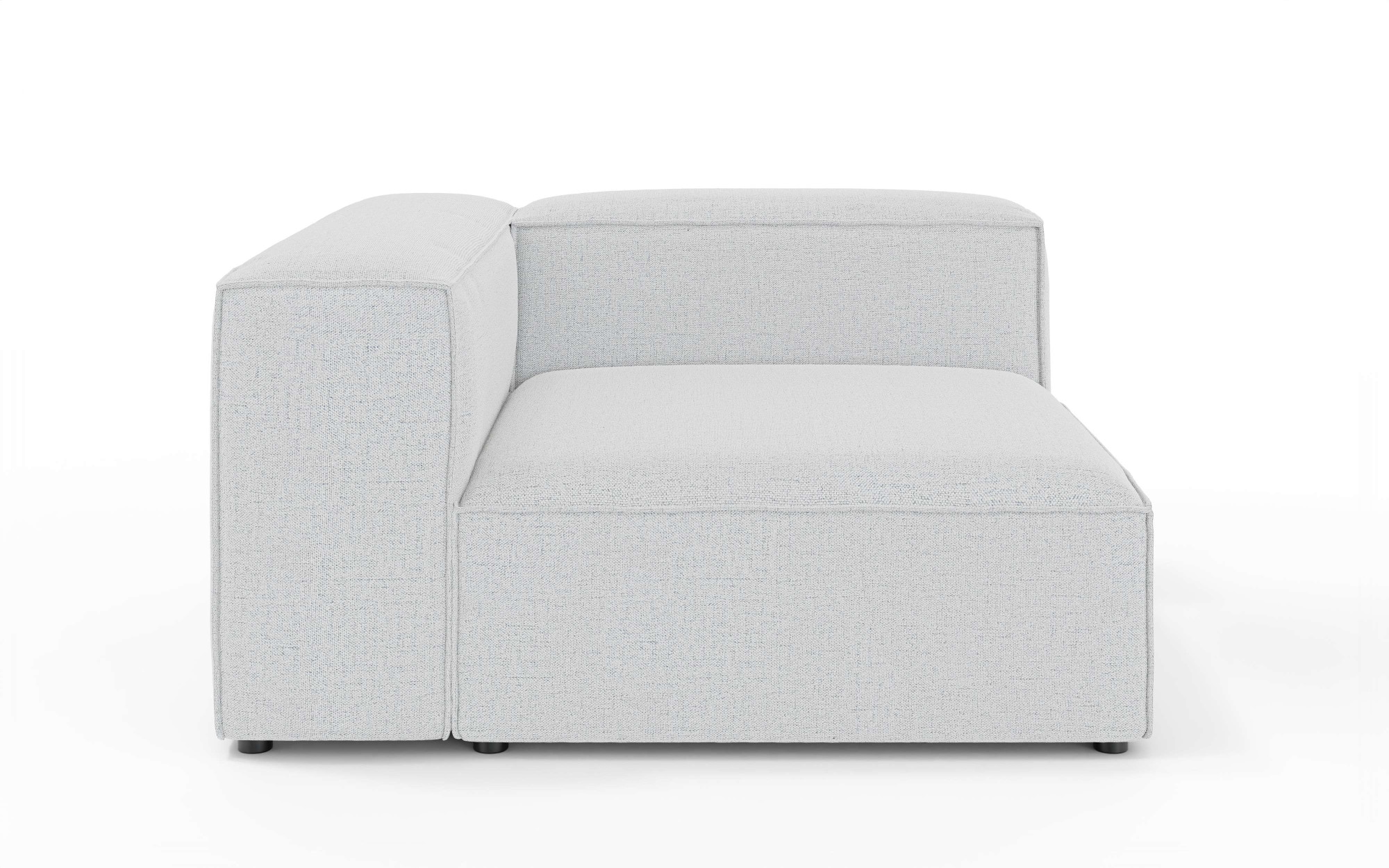 OTTO home Ottomane "HAILY links/rechts bestellbar, Loungemöbel, Maße B/T/H: 130/130/72 cm" als Modul oder separat verwendbar, für individuelle Zusammenstellung