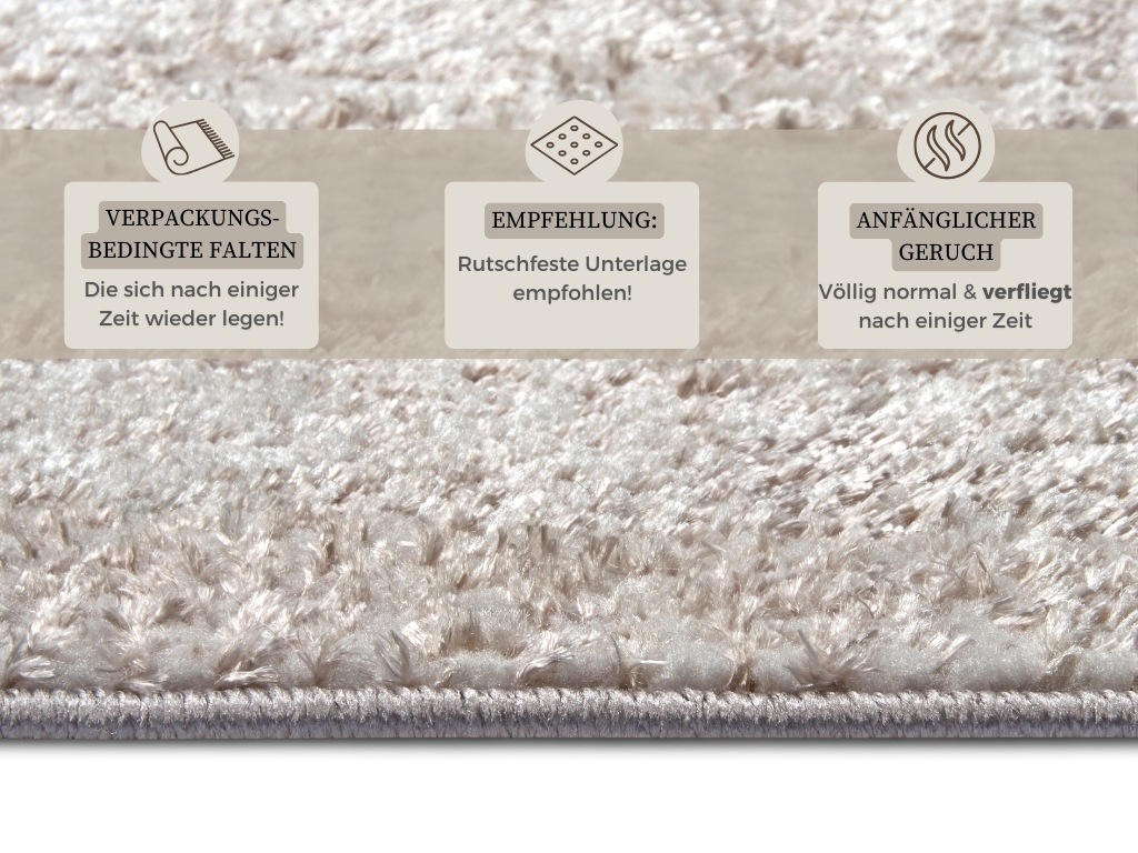 Teppich HANSE HOME "Classic", beige (creme,silber), B:120cm H:13mm L:170cm, Polyester, Teppiche, Teppich, Vintage, Orient, pflegeleicht, robust, glänzend 3