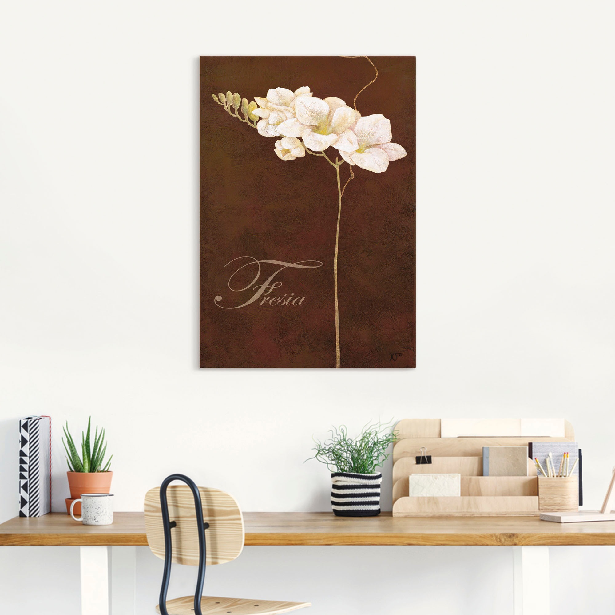 Artland Wandbild »Freesie«, Blumen, (1 St.), als Leinwandbild in verschied. Größen
