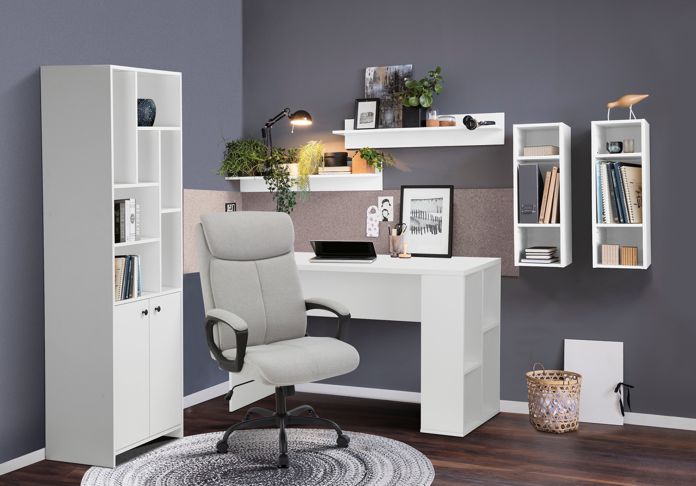 Places of Style Chefsessel "JONNA", Stoff, Bürostuhl günstig online kaufen