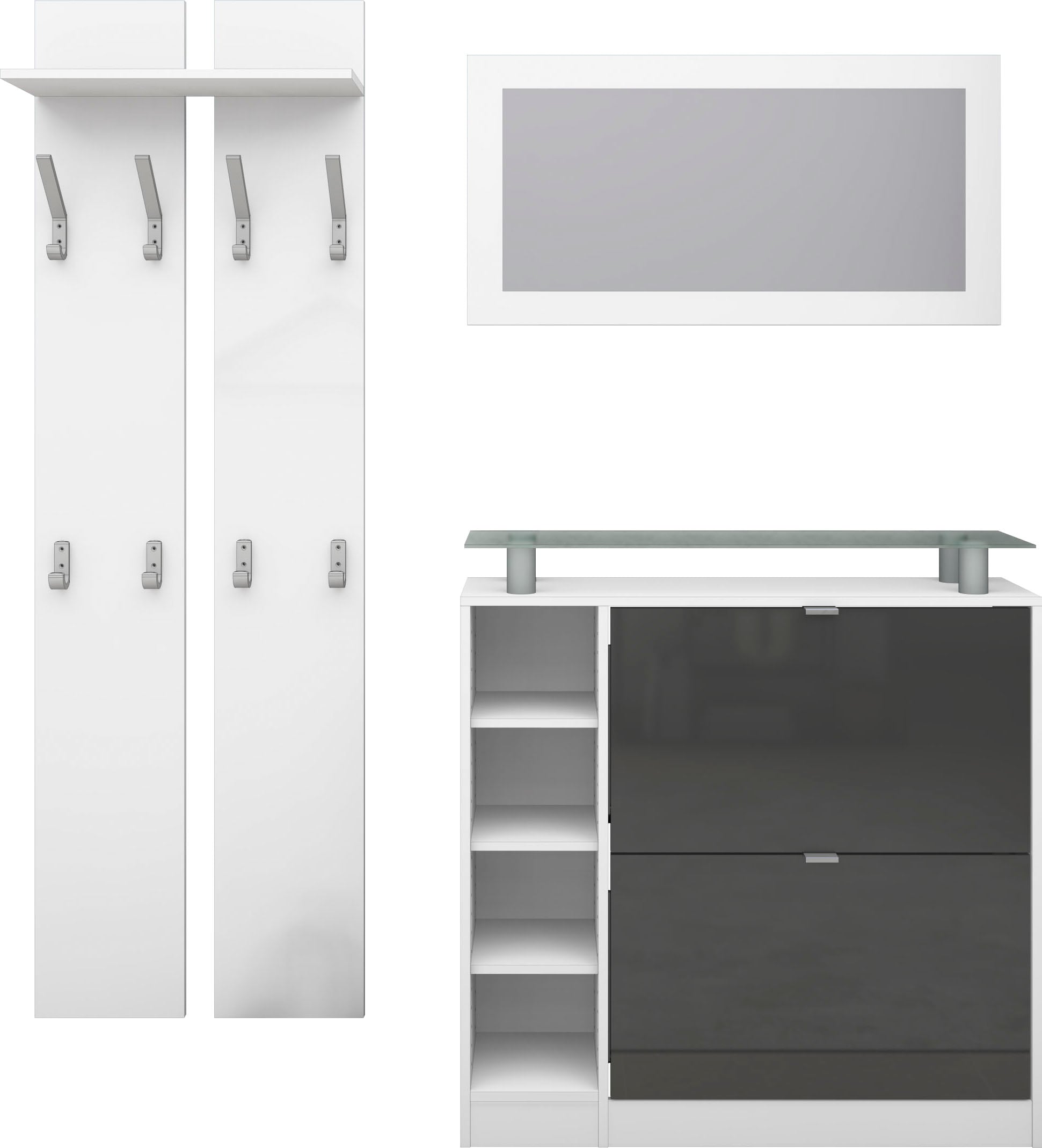 borchardt Möbel Garderoben-Set "Dolly" Set, 3 Stk. tlg. günstig online kaufen