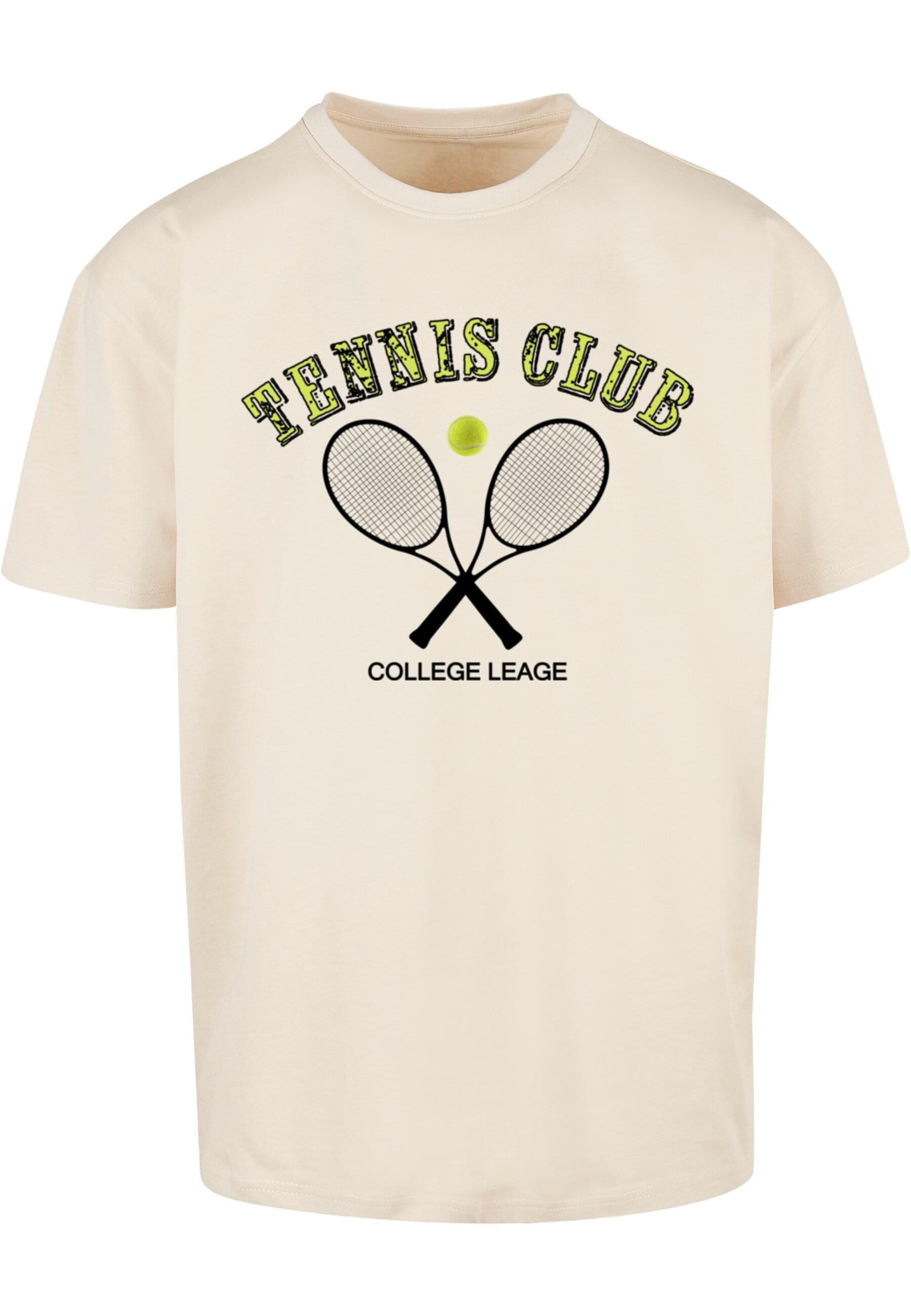 Merchcode T-Shirt "Merchcode Herren Tennis Club Heavy Oversized Tee" günstig online kaufen