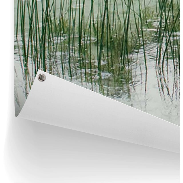 Reinders! Poster »Steg am Ufer«, leichtes und wasserfestes Gartenposter für  den Außeneinsatz kaufen | BAUR