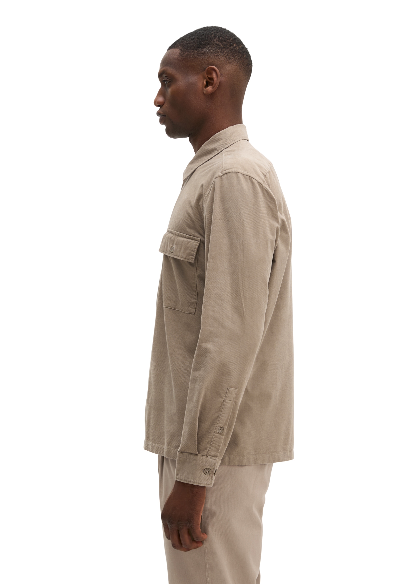 Marc O'Polo Langarmhemd »aus samtigen Bio-Baumwoll-Twill«