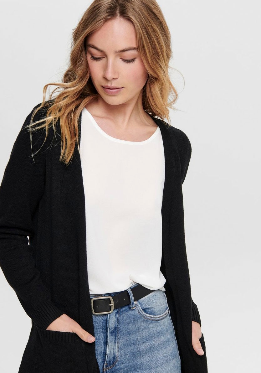 ONLY Strickjacke "ONLLESLY – Cardigan mit Taschen und figurumspielender For günstig online kaufen
