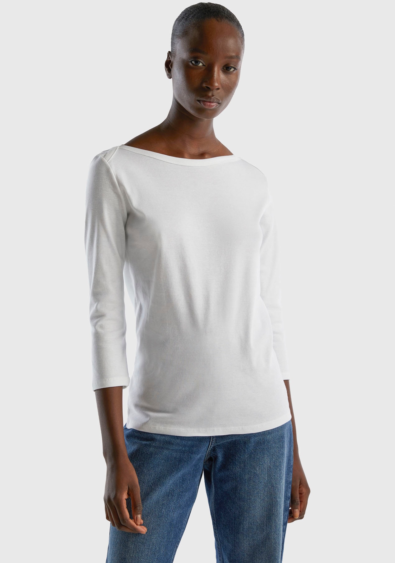 United Colors of Benetton | 3/4-Arm-Shirt, tlg.), Basic-Look bestellen BAUR im kombistarken (1 für