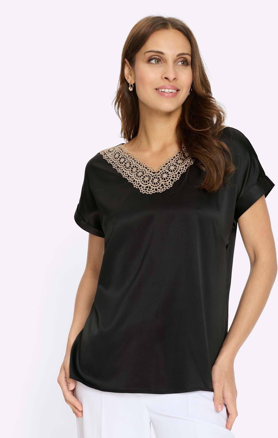 Lady Satinbluse günstig online kaufen