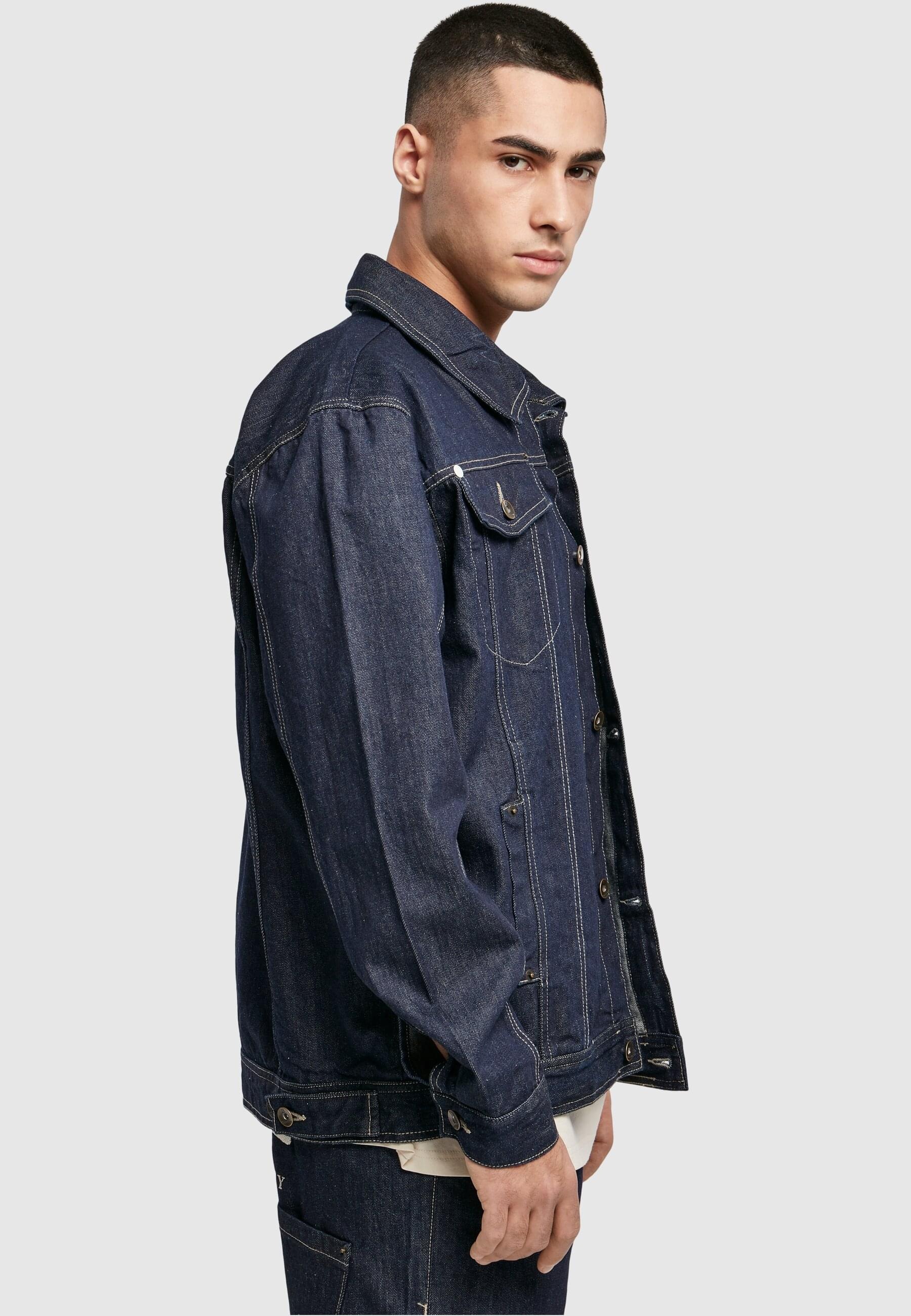 Southpole Allwetterjacke »Southpole Herren Southpole Script Denim Jacket«, (1 St.), ohne Kapuze
