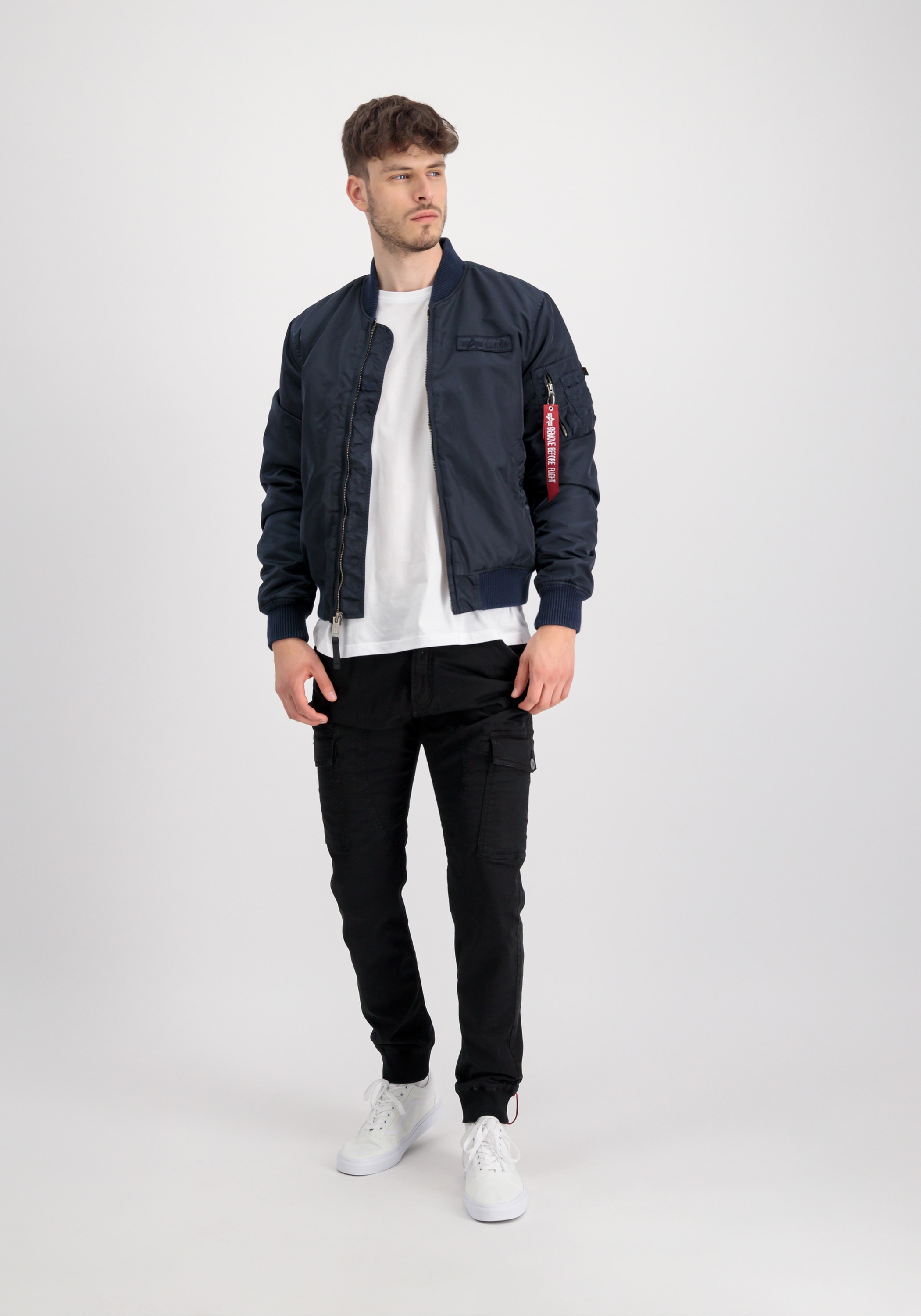 Alpha Industries Bomberjacke »Alpha Industries Men - Bomber Jackets MA-1 VF Authentic Overdyed«