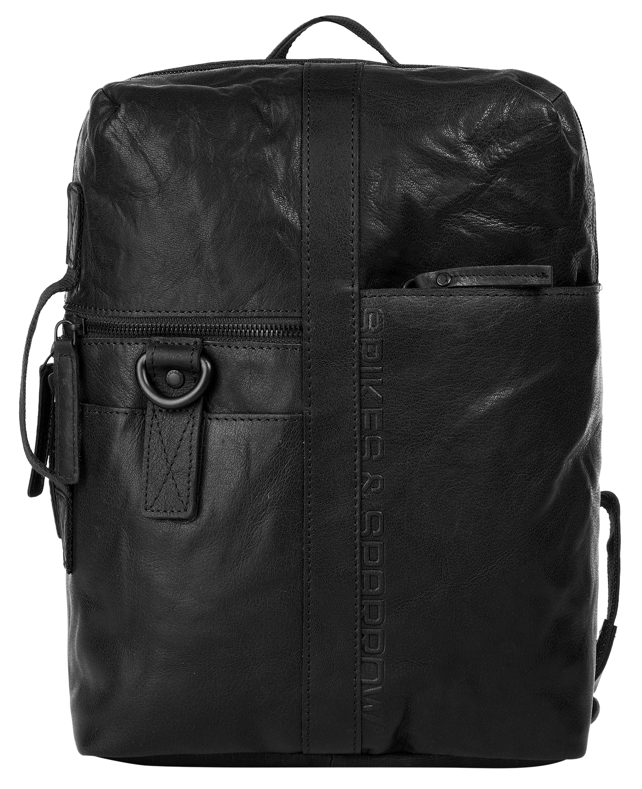 Laptoprucksack, echt Leder