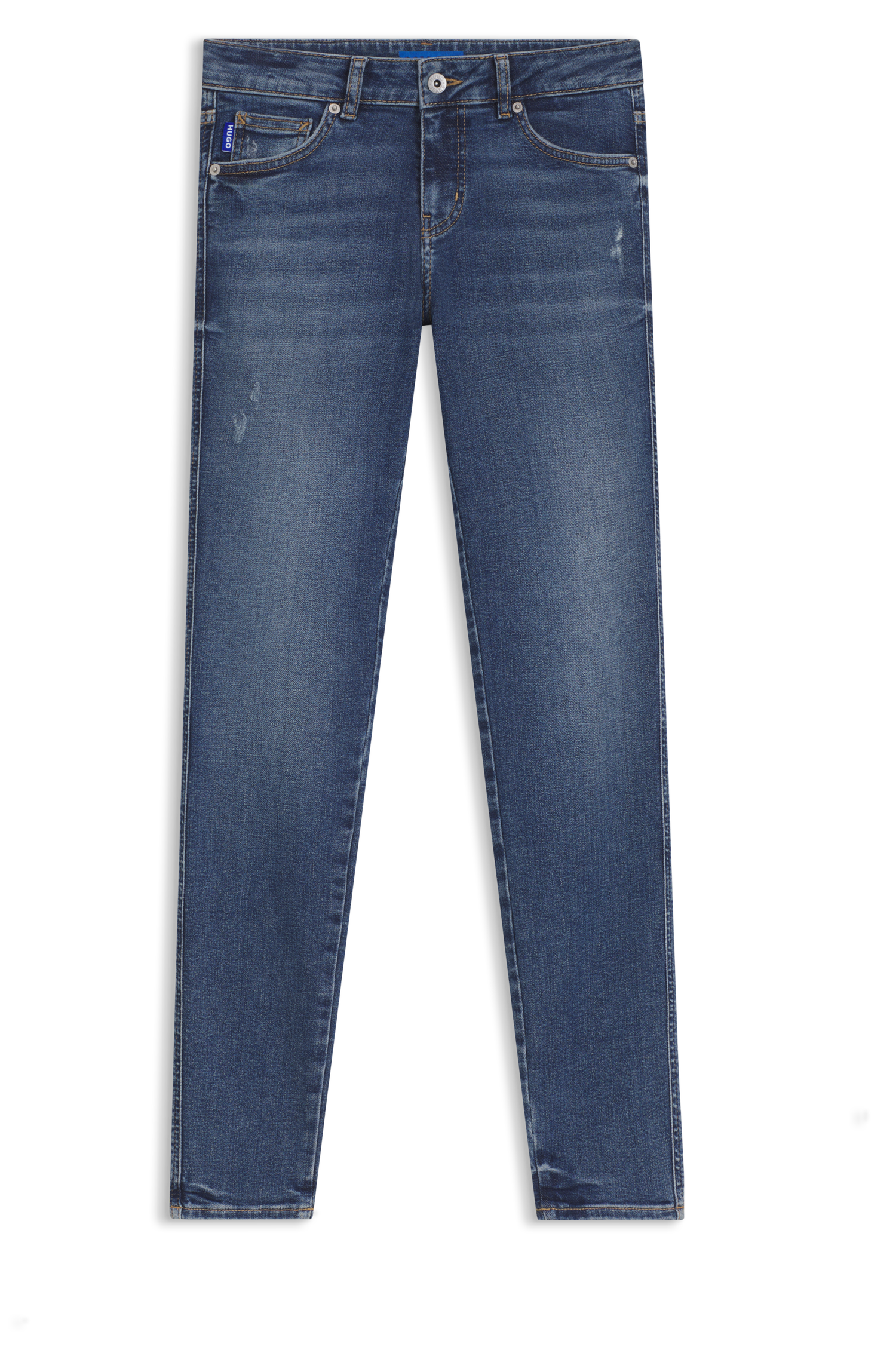 HUGO Blue Skinny-fit-Jeans »Garuka«, mit niedriger Leibhöhe
