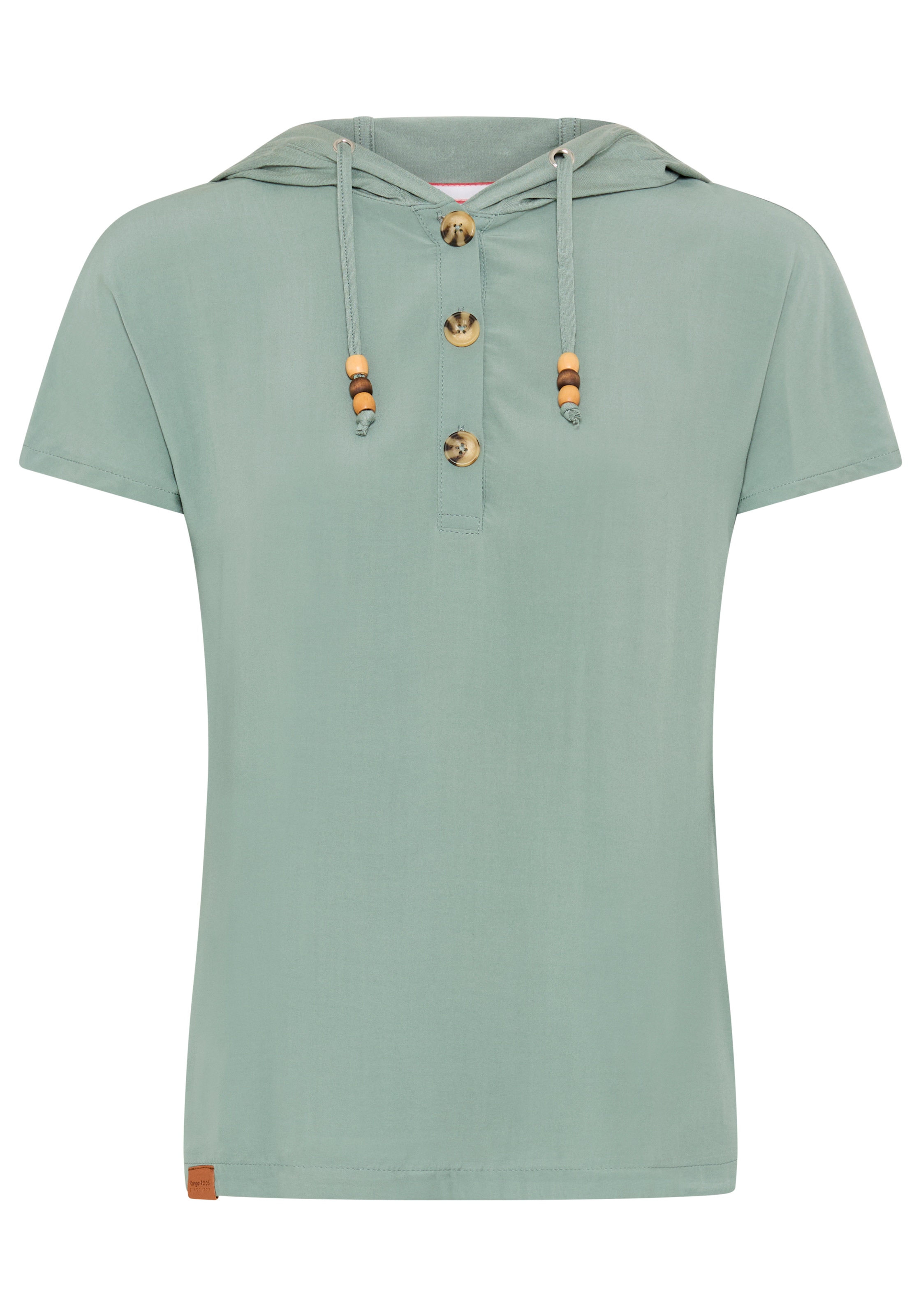 KangaROOS Shirtbluse figurumspielendes Blusentop, mit angeschnittenen Ärmeln