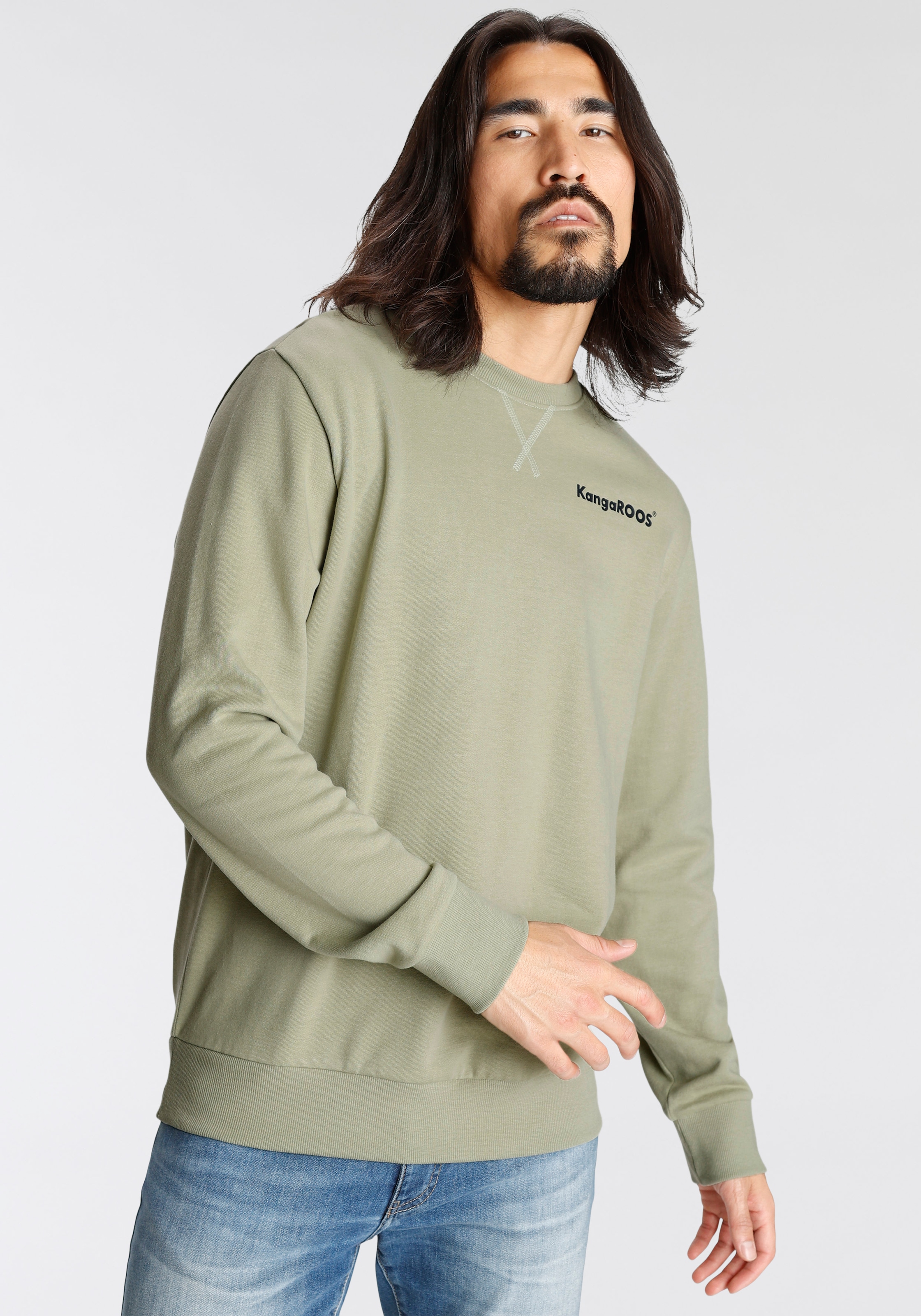 KangaROOS Sweatshirt, mit Logoschriftzug