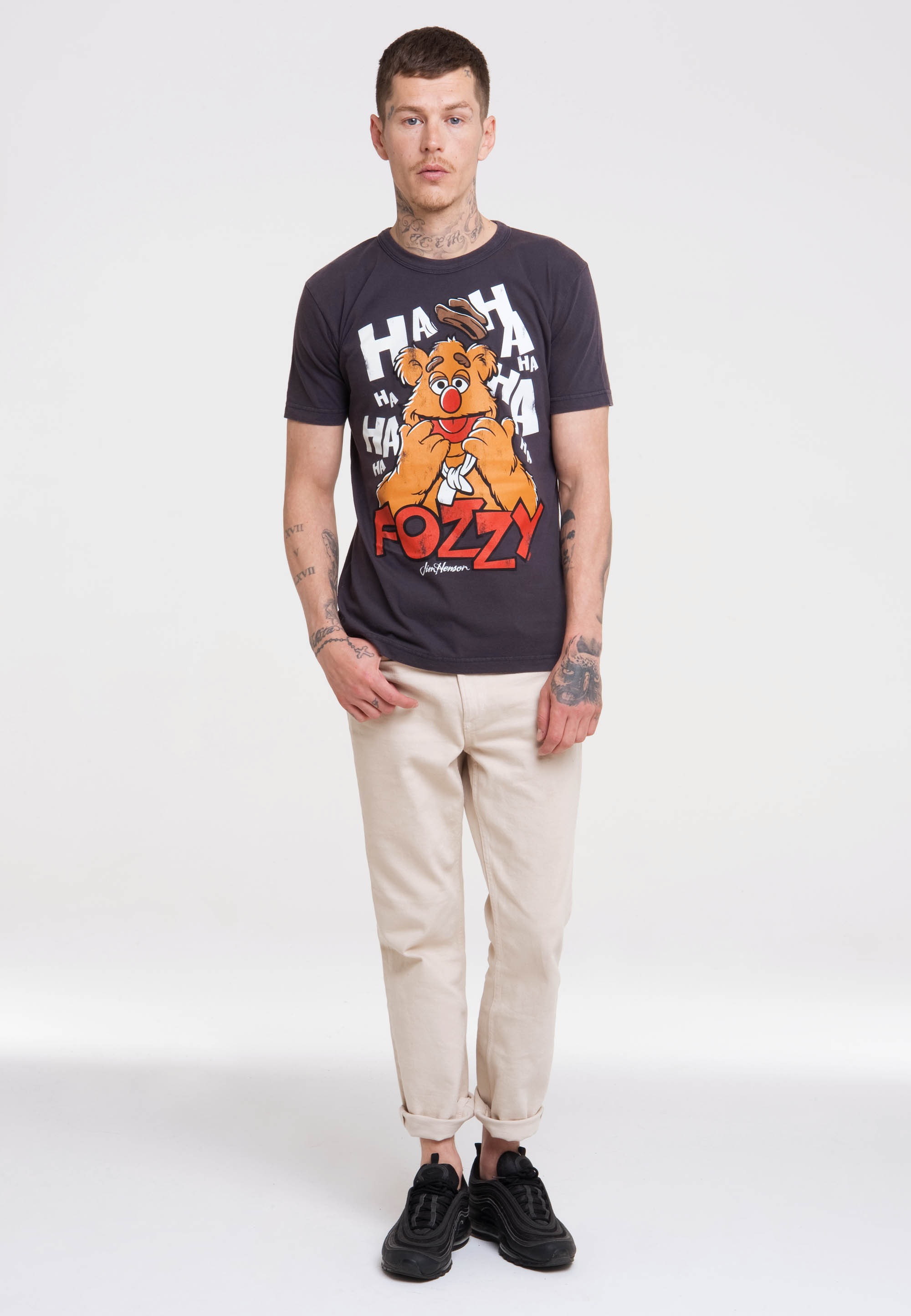 LOGOSHIRT T-Shirt »Muppet Show - Fozzy Bär«, mit lizenziertem Print