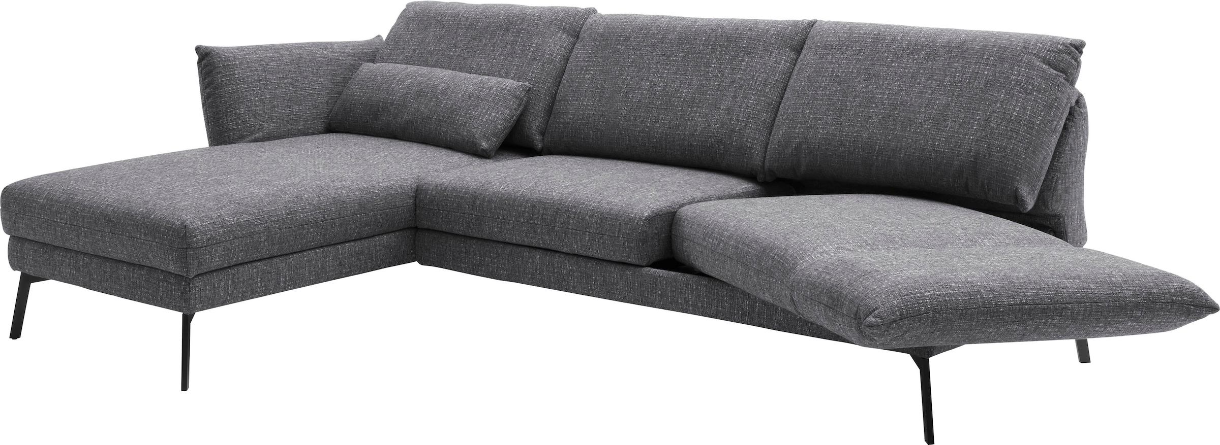 SCHÖNER WOHNEN-Kollektion Ecksofa »Spin, Multifunktionssofa, bequem und hochwertig verarbeitet, L-Form«, Drehsitz-Funktion, USB-Anschluss, Armlehnfunktion, Rückenverstellung